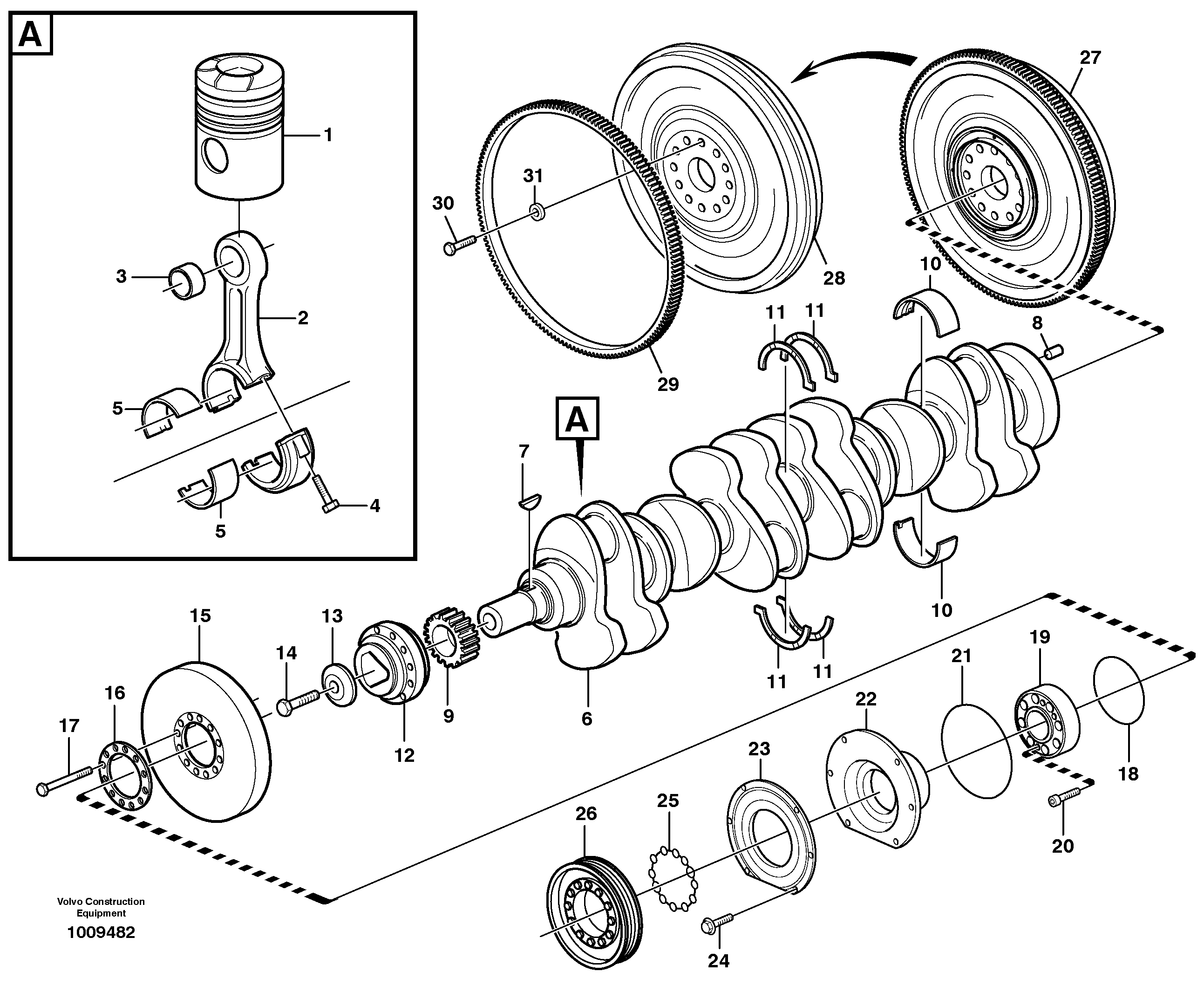 Big End Brg Kit VOE1677288 VOLVO