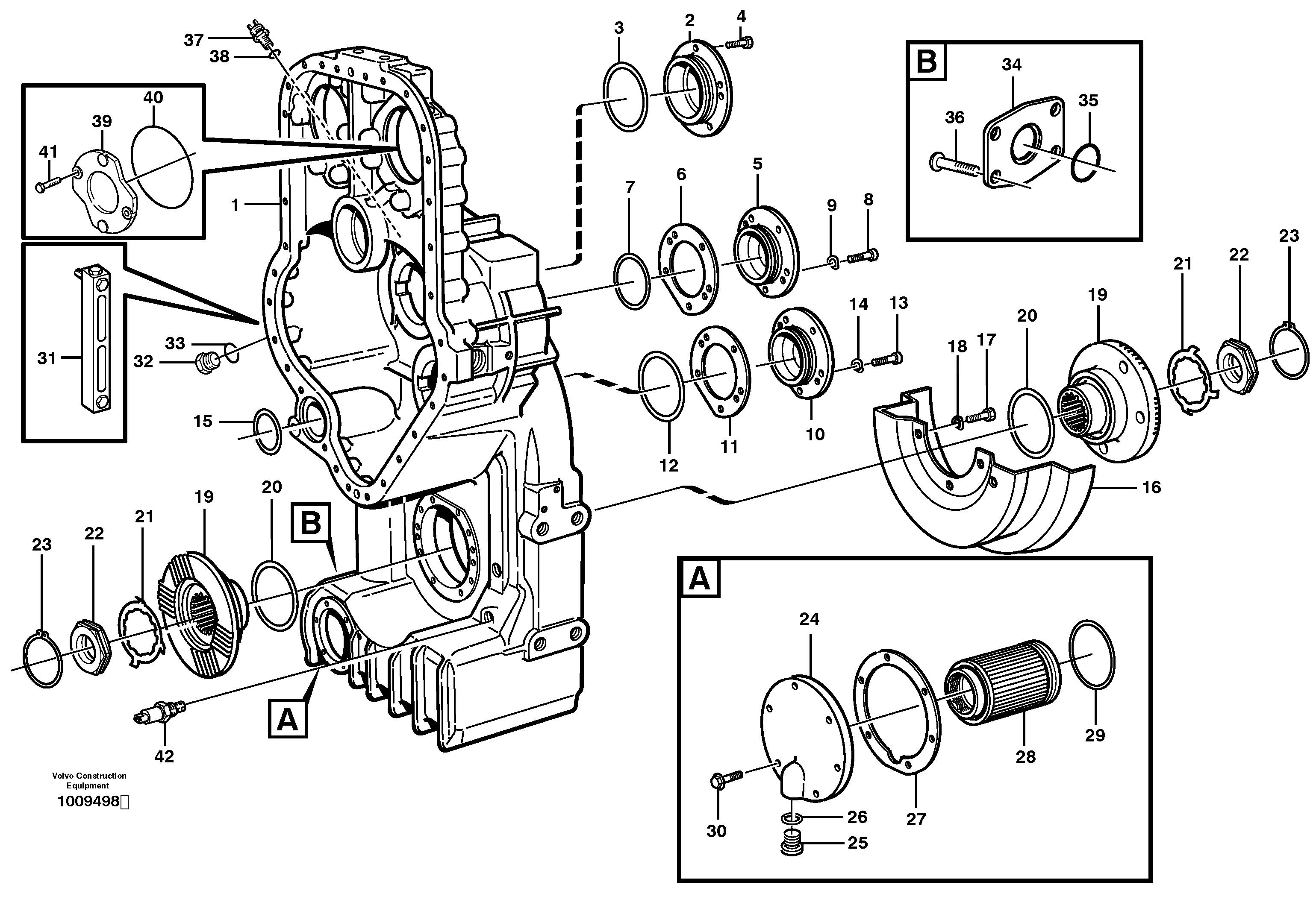 Маслоотражающее кольцо VOE11144493 VOLVO