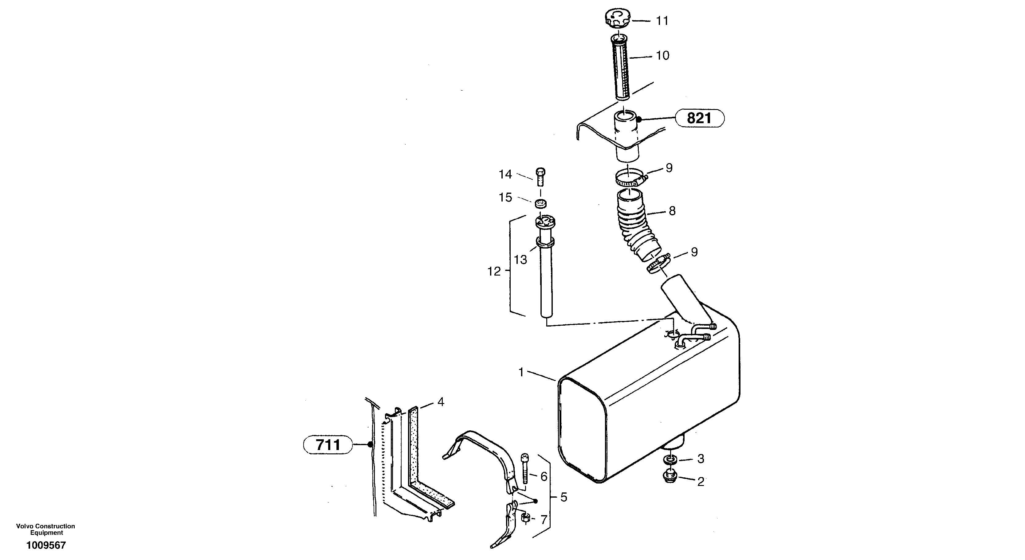 Fuel tank ZM2803433 VOLVO