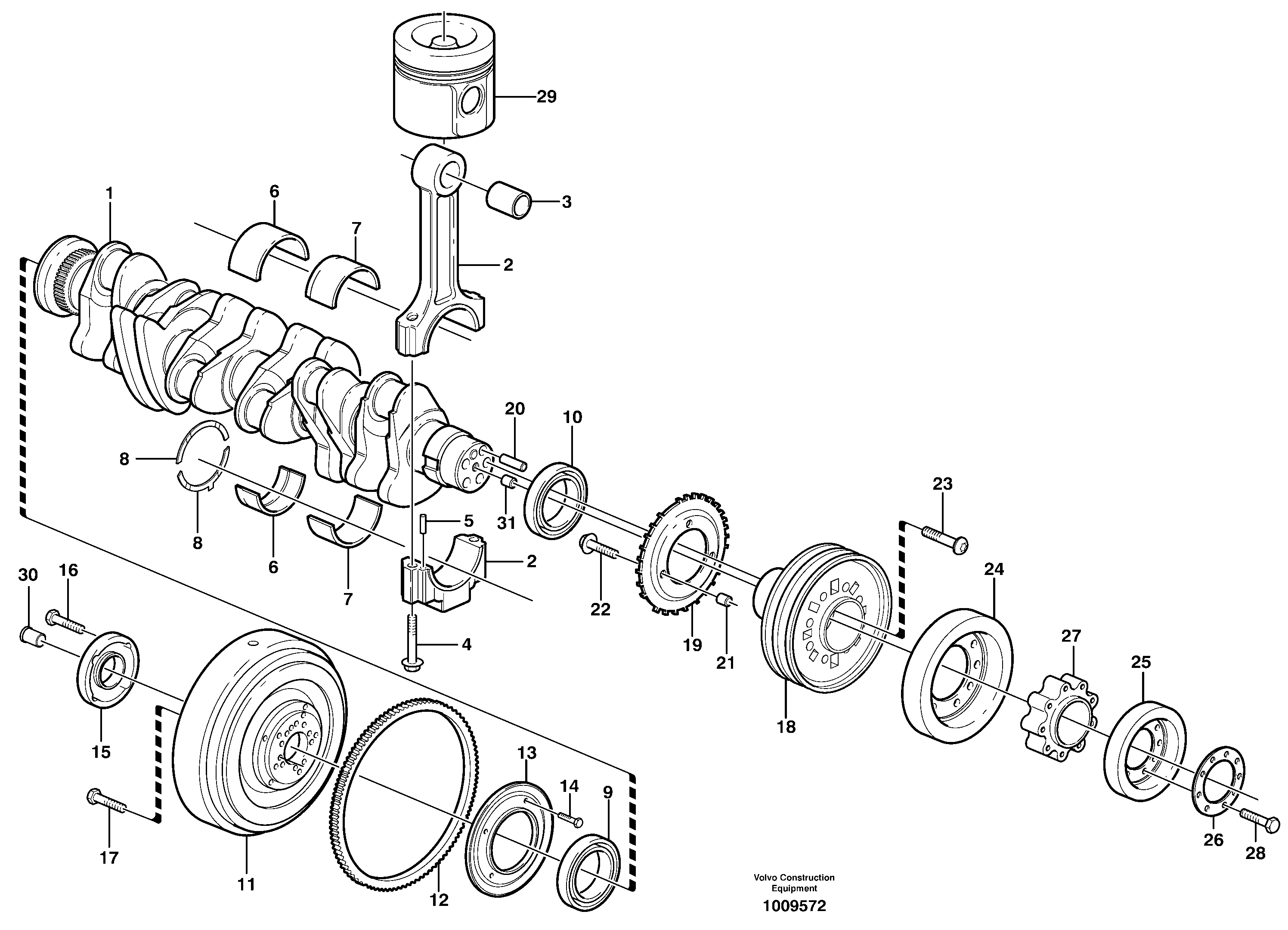 Hexagon screw VOE996780 VOLVO