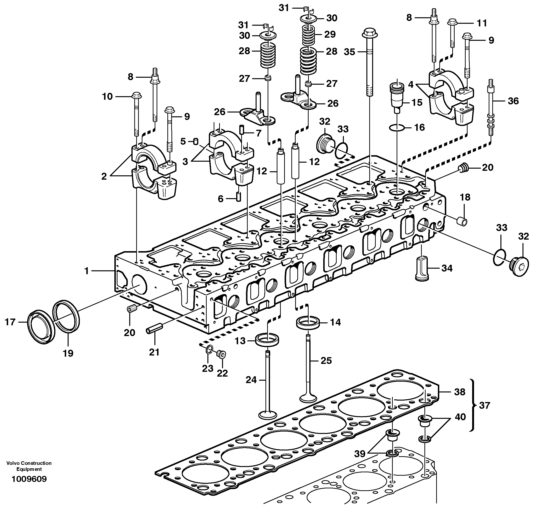 Bearing Housing VOE8170153 VOLVO