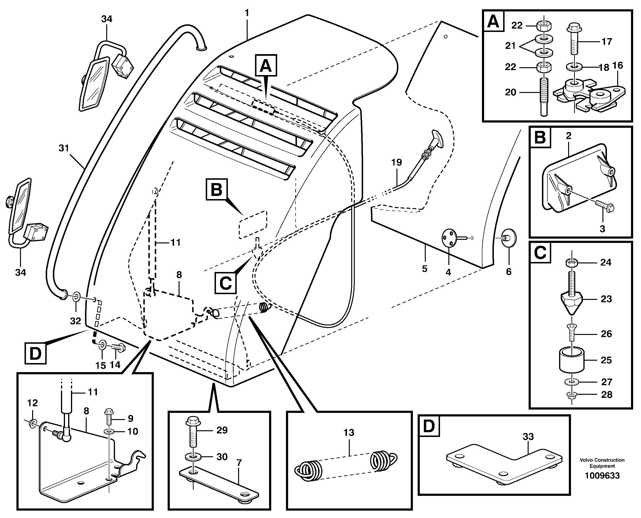 Radio Support VOE14375779 VOLVO
