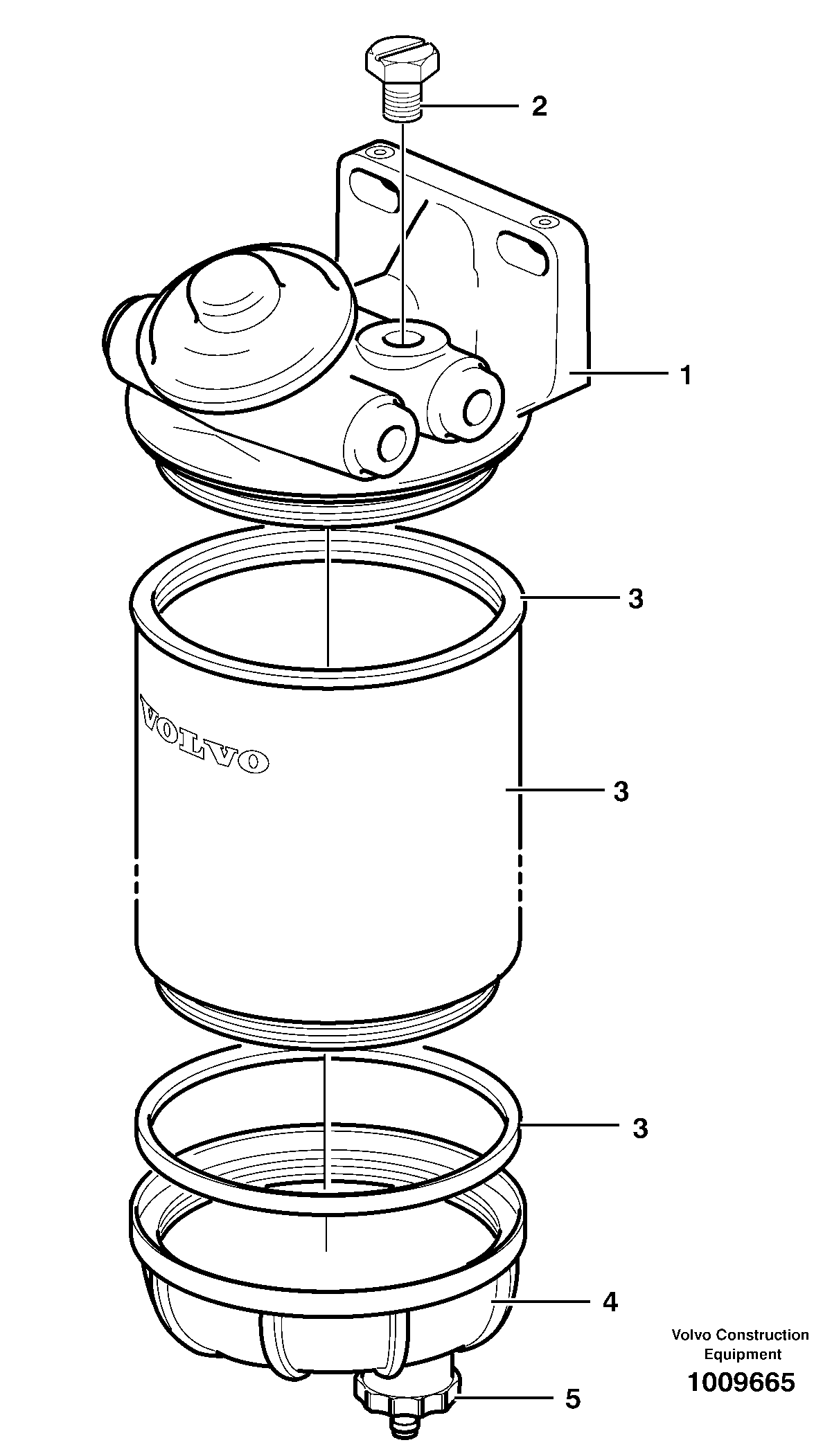 Water separator VOE11110122 VOLVO