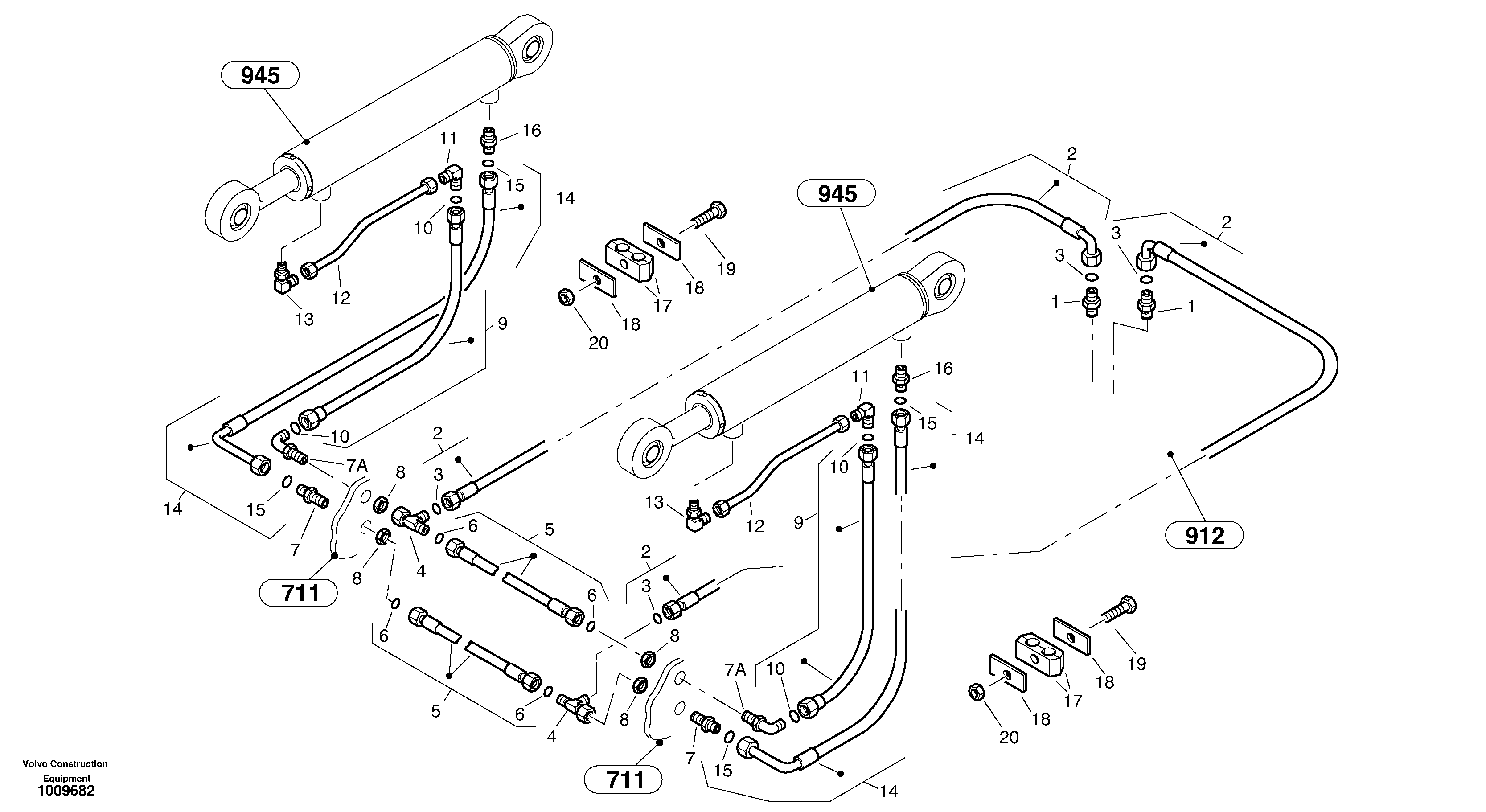 Timing gear casing VOE11306528 VOLVO