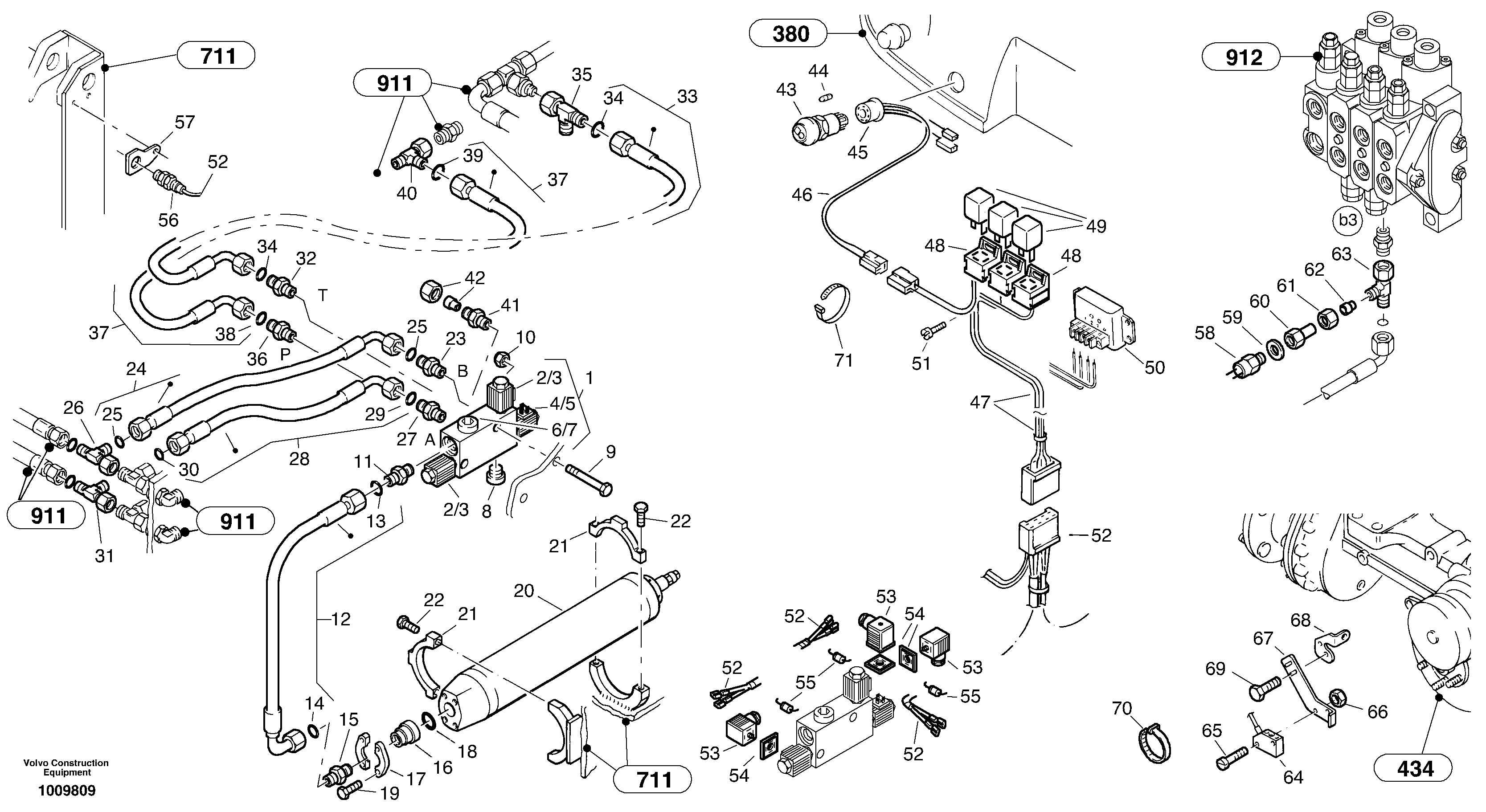 Mounting rail VOE11305063 VOLVO
