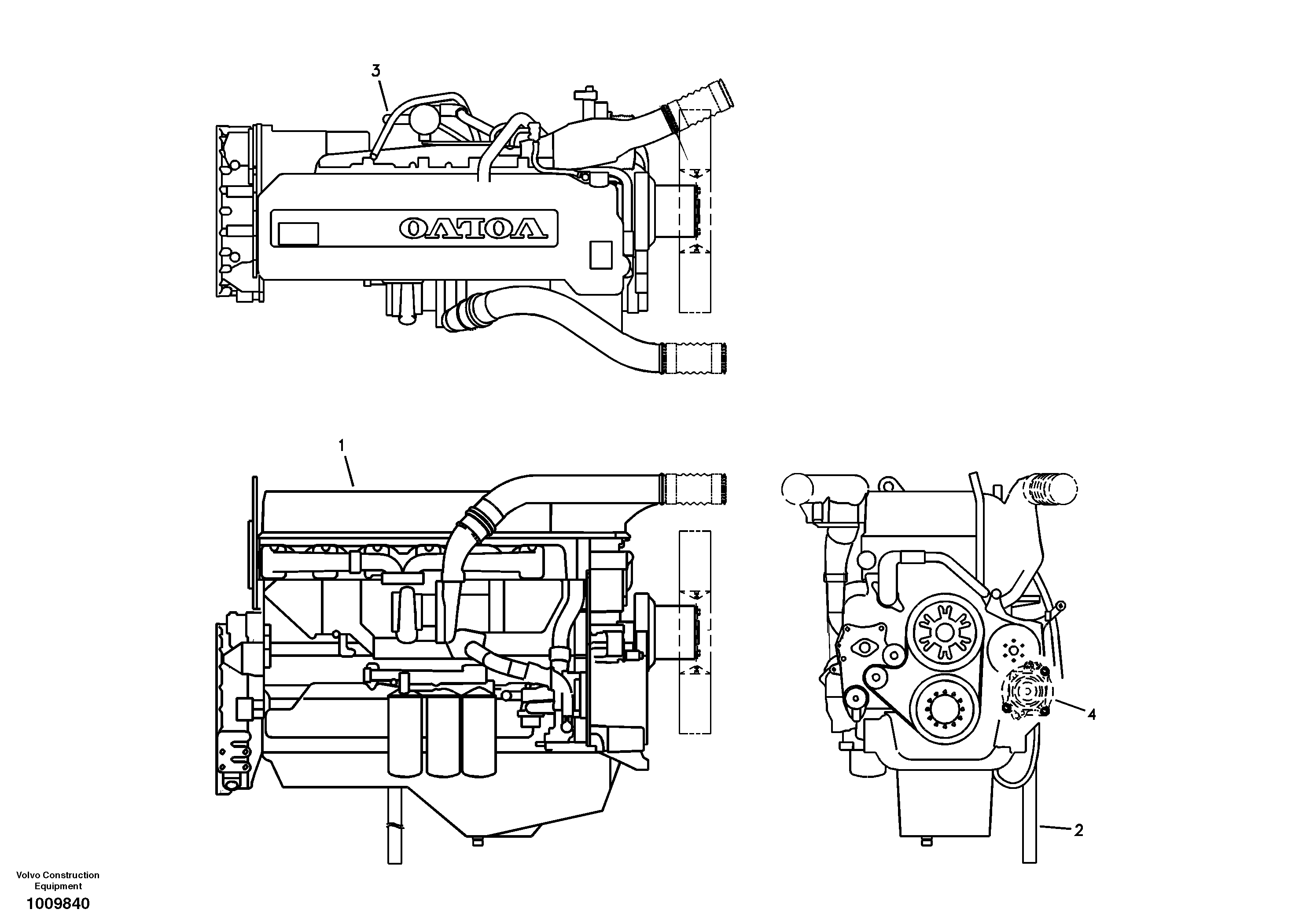 Starter Motor VOE11128860 VOLVO