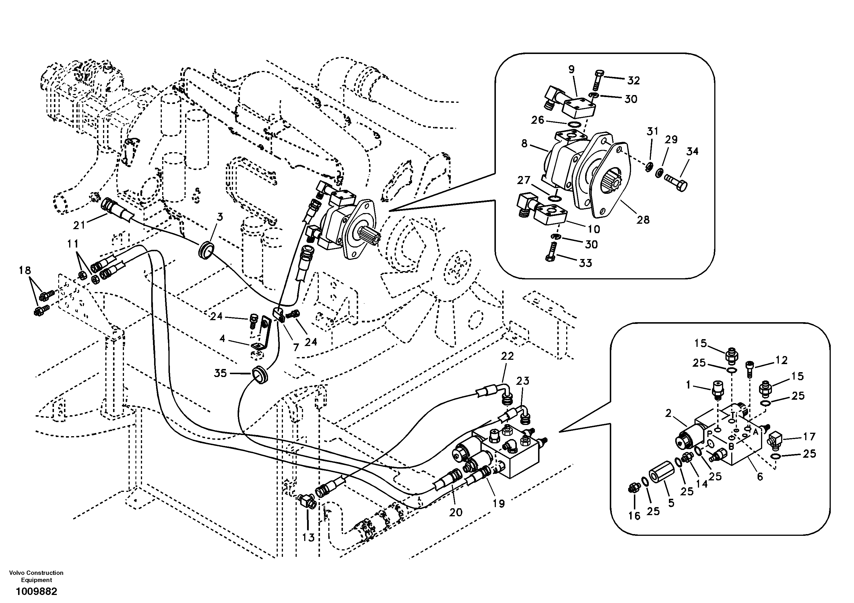 Timing gear casing SA9451-04565 VOLVO