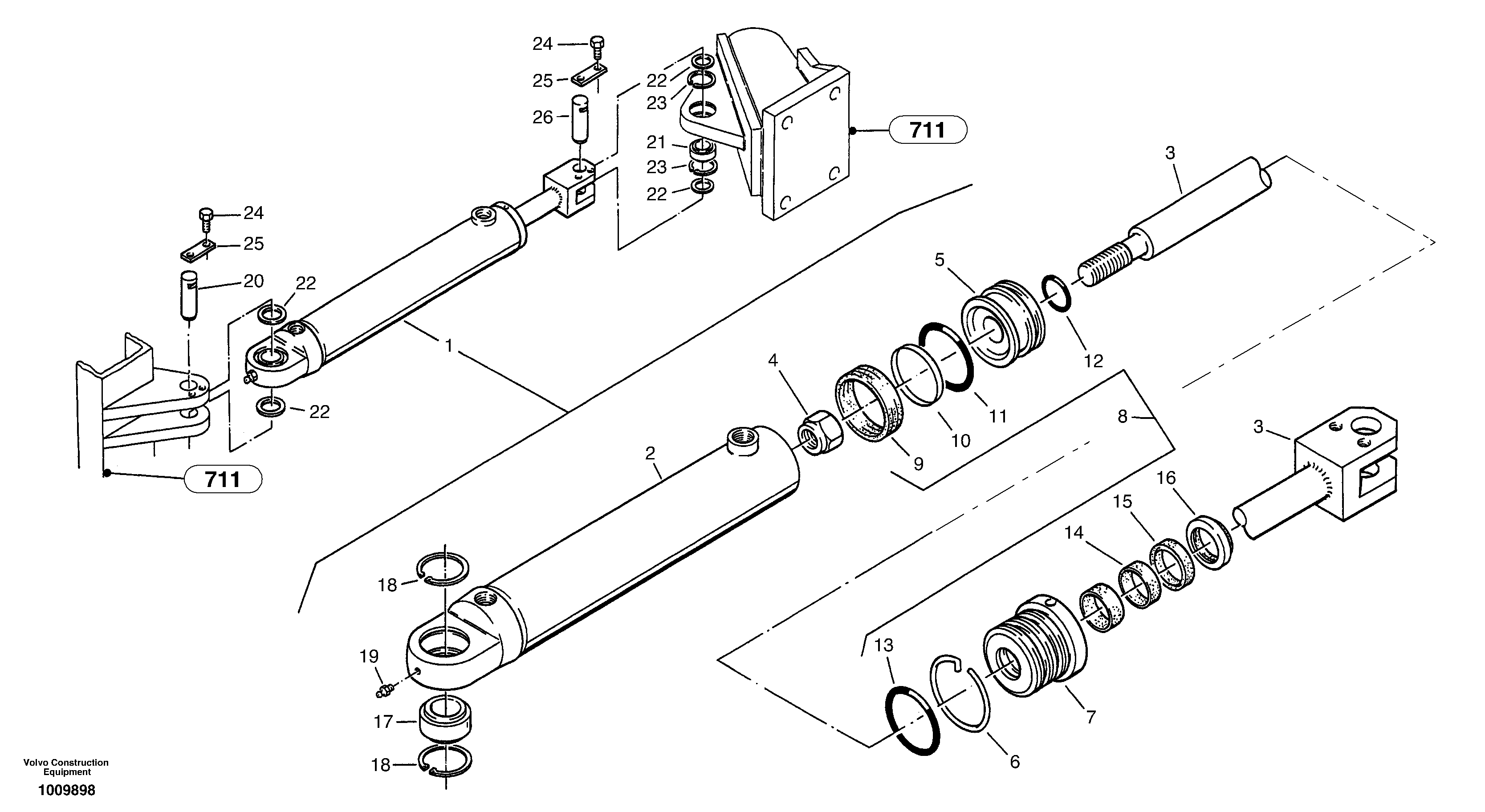 Guide bushing ZM2902207 VOLVO