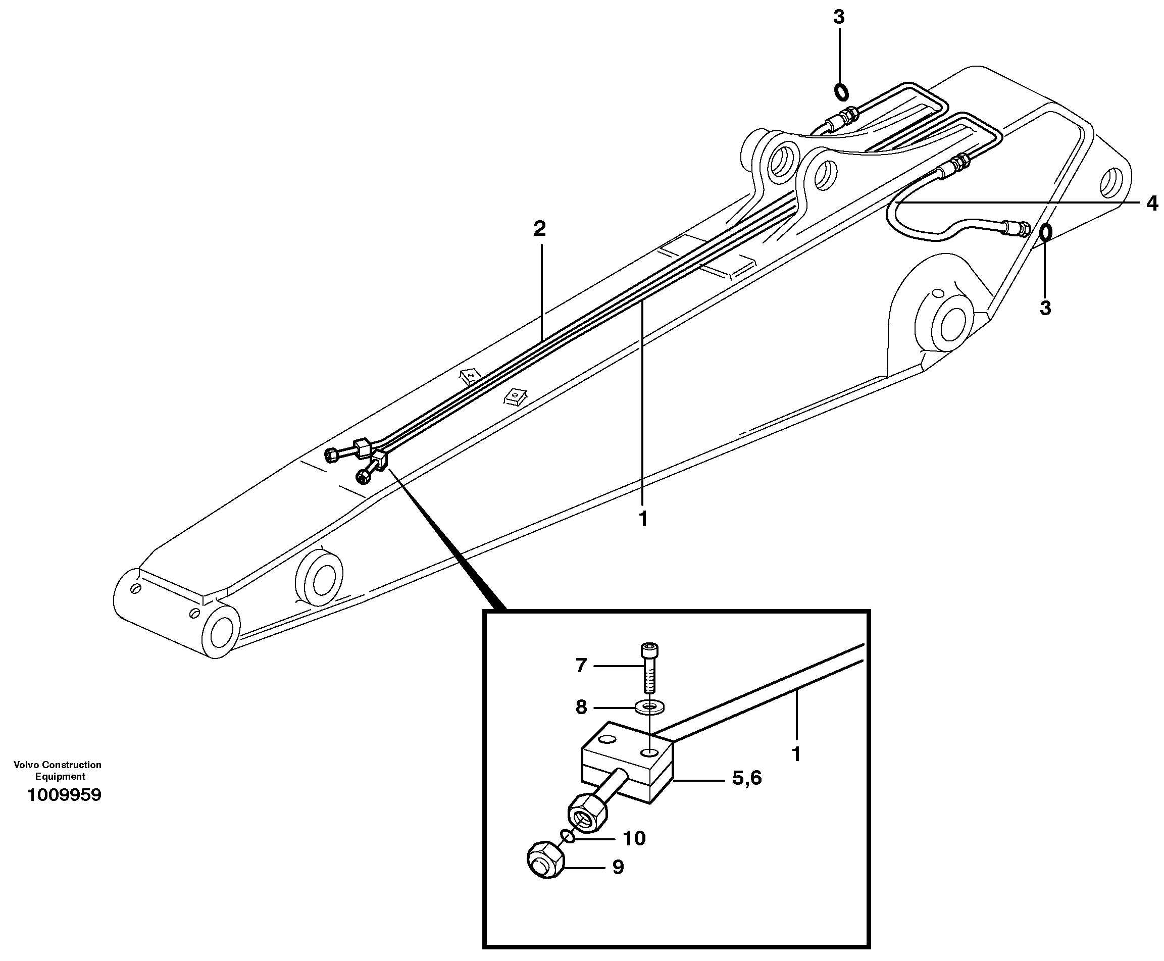 Tube Assembly VOE14380625 VOLVO
