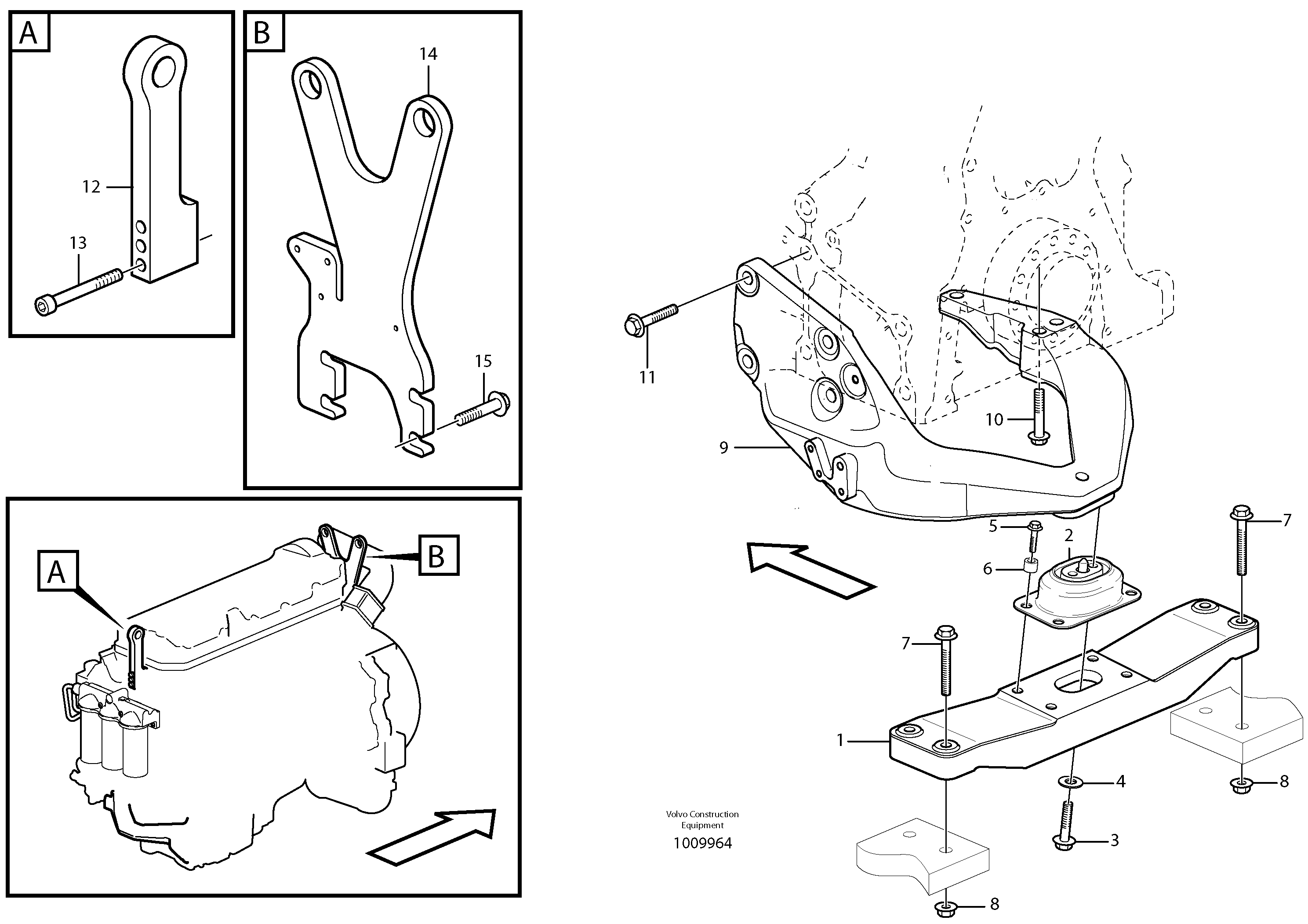 Engine Mounting VOE3171682 VOLVO