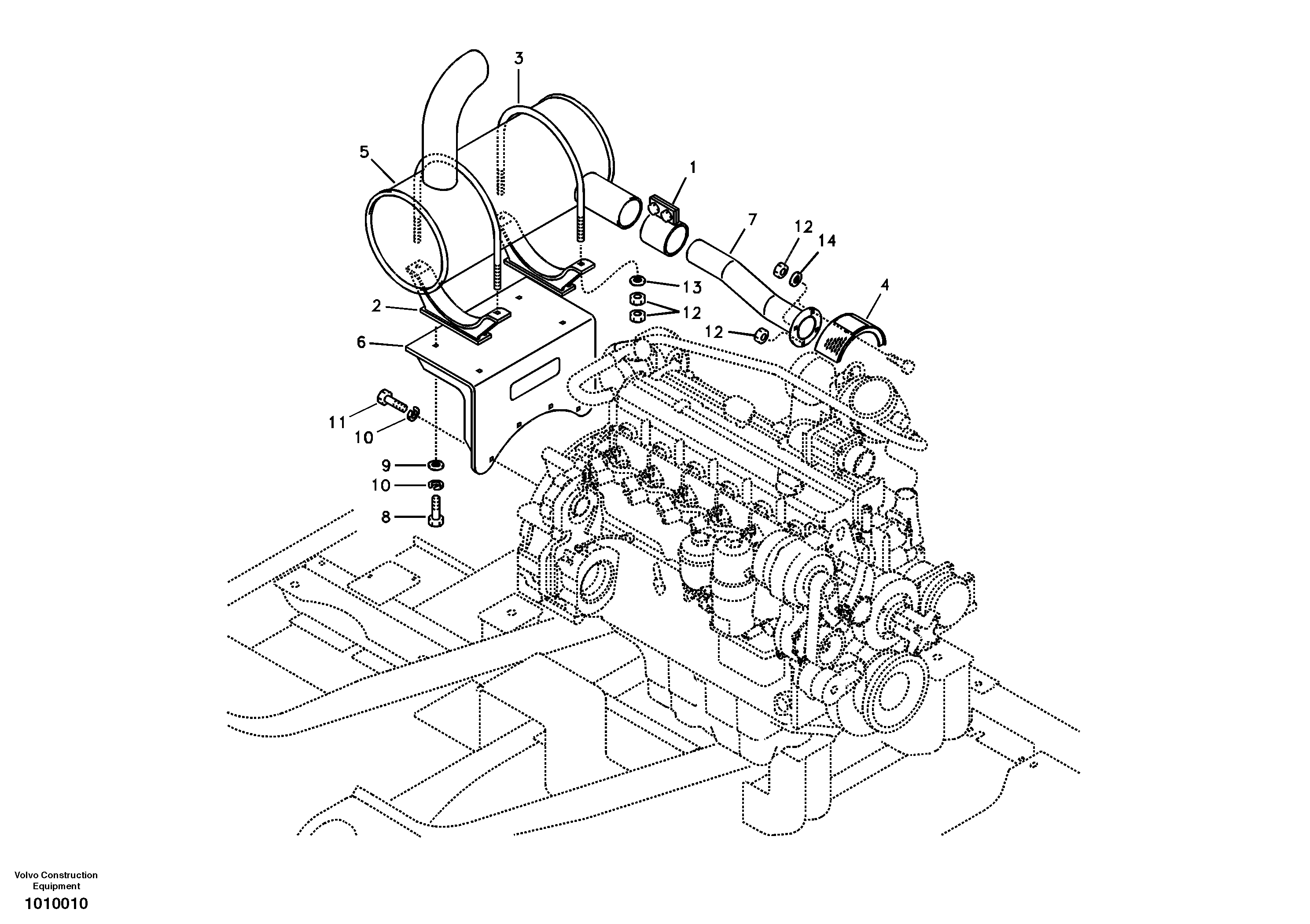 Bracket SA1114-00370 VOLVO