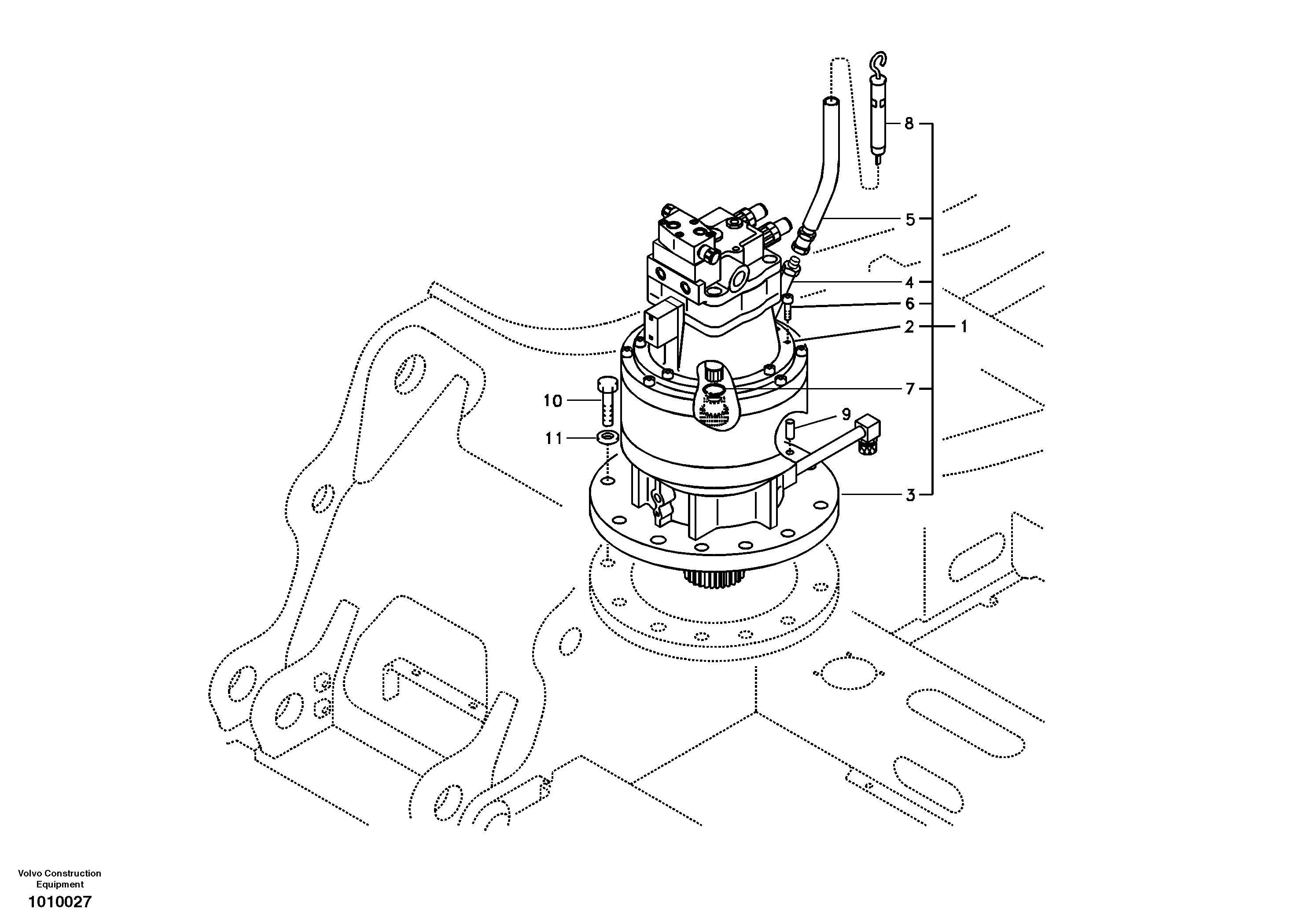 Wheel chock VOE14541069 VOLVO