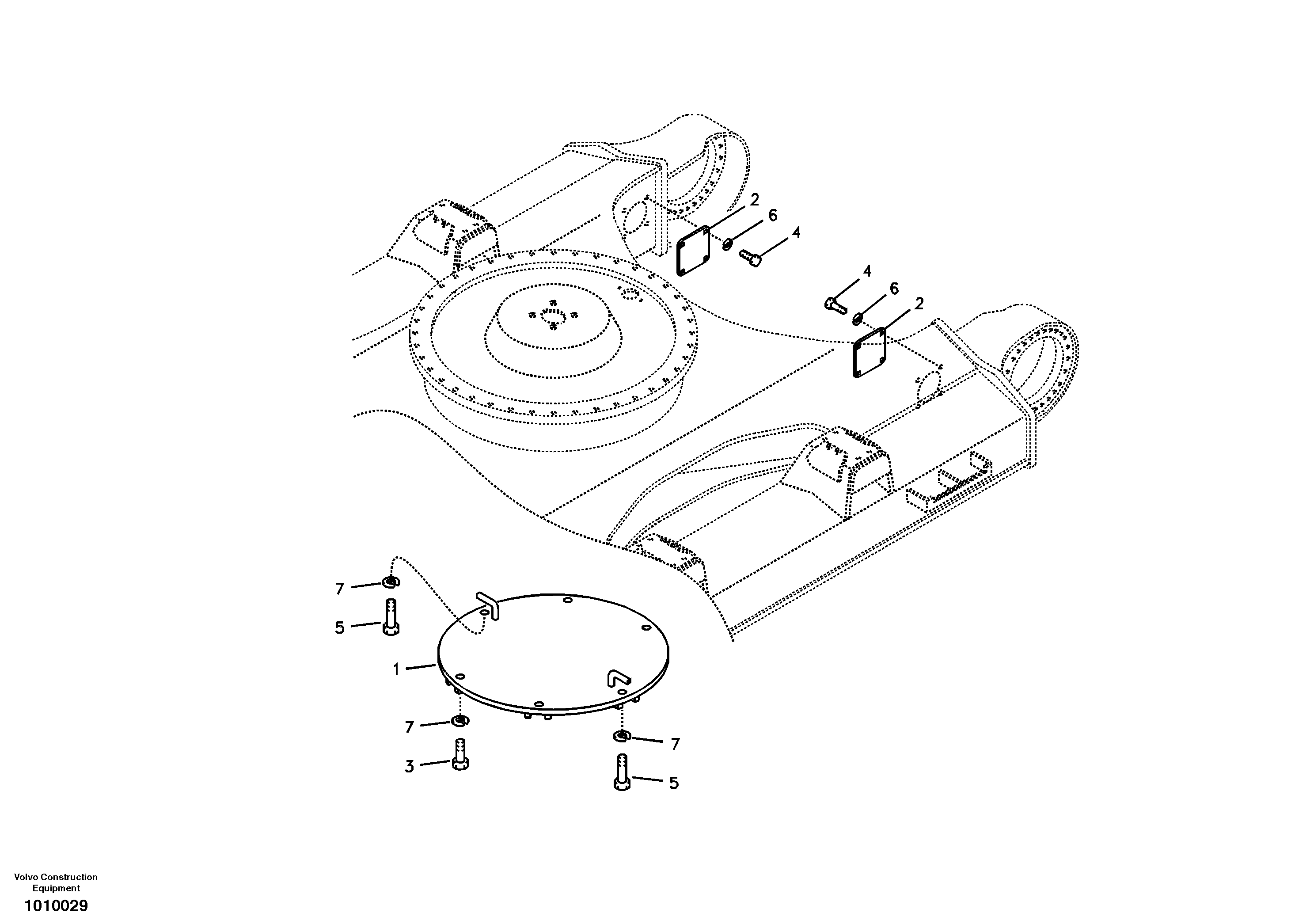 Mounting rail SA9016-21611 VOLVO