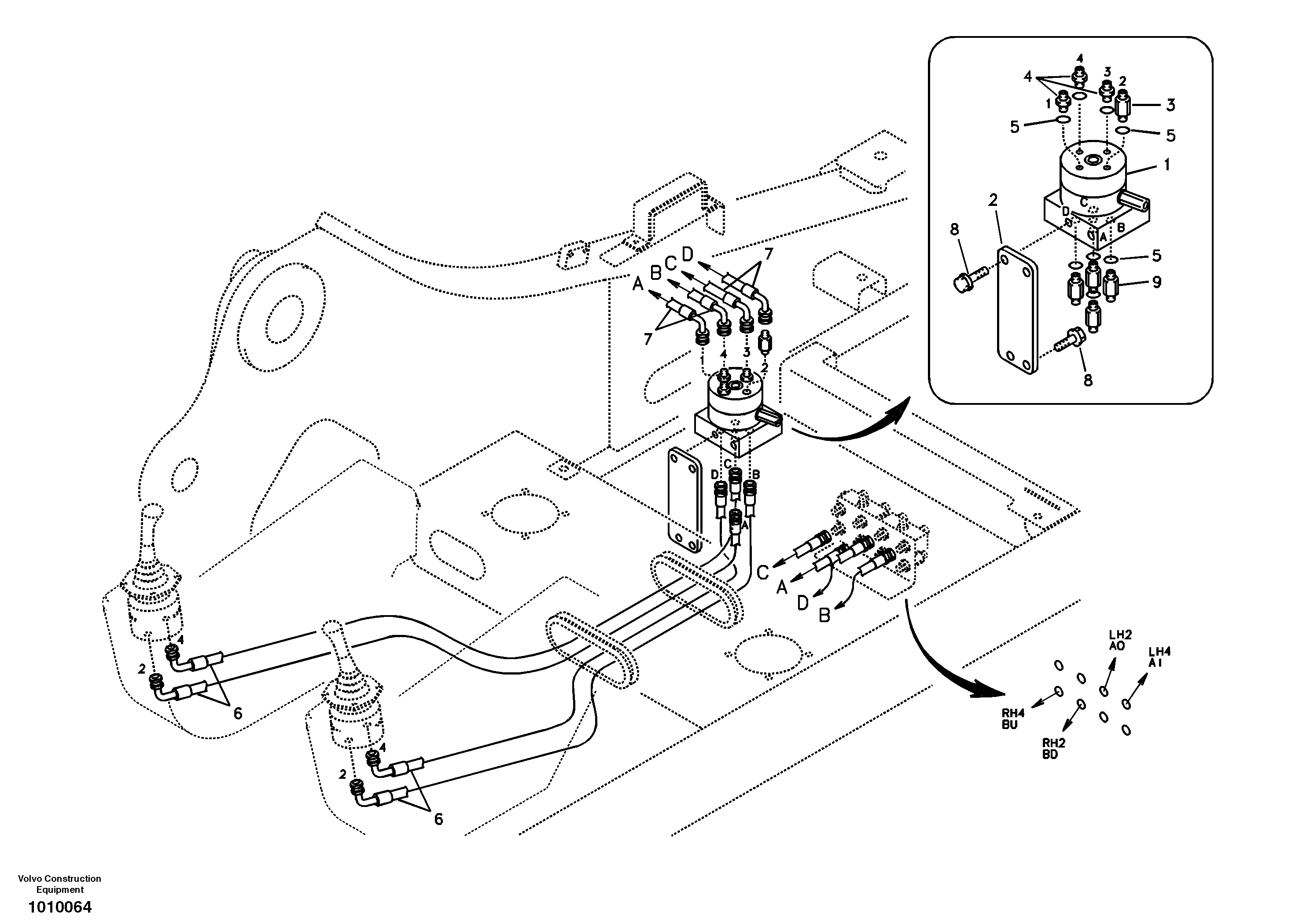 Bracket VOE14514823 VOLVO