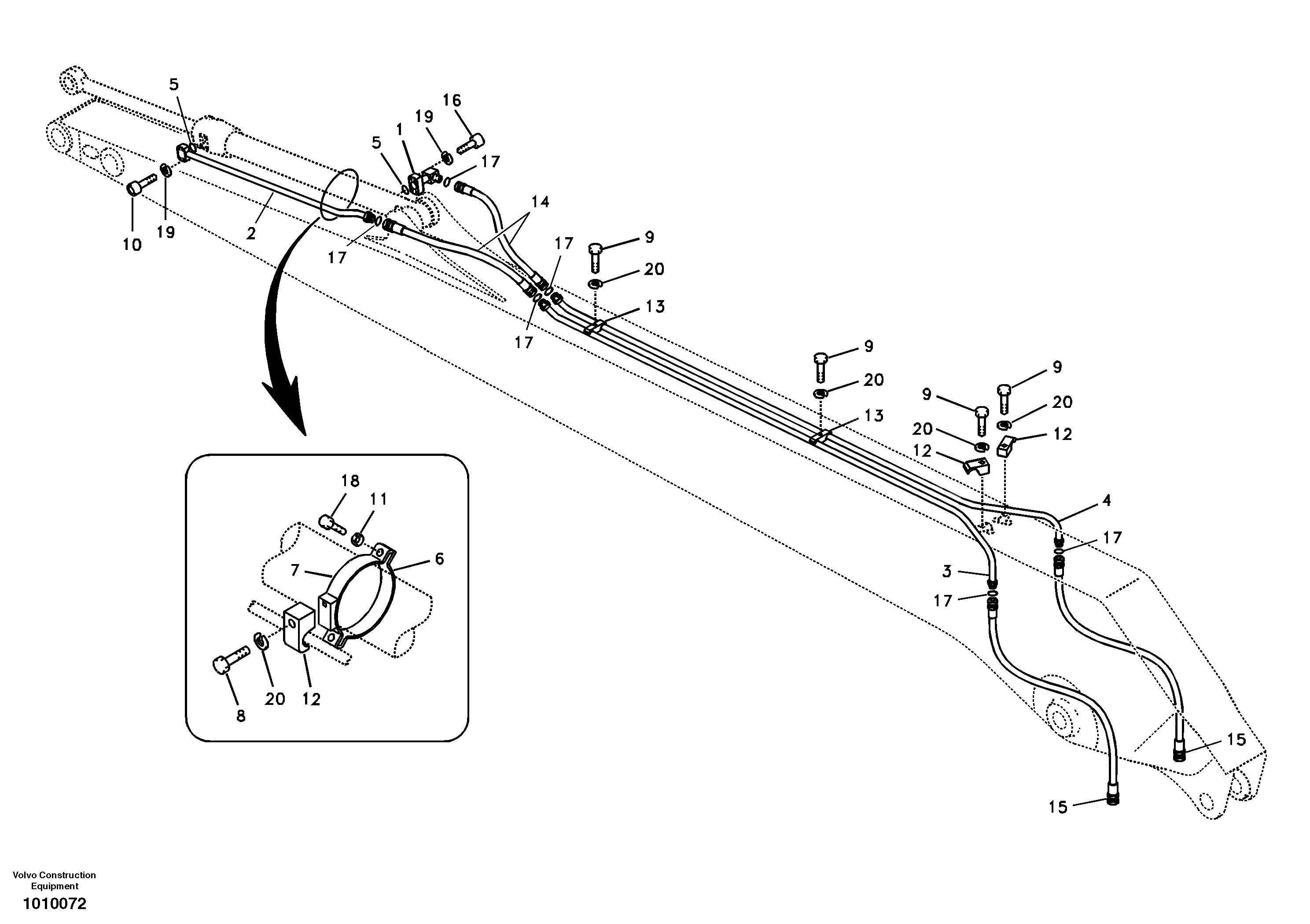 Pipe VOE14674436 VOLVO