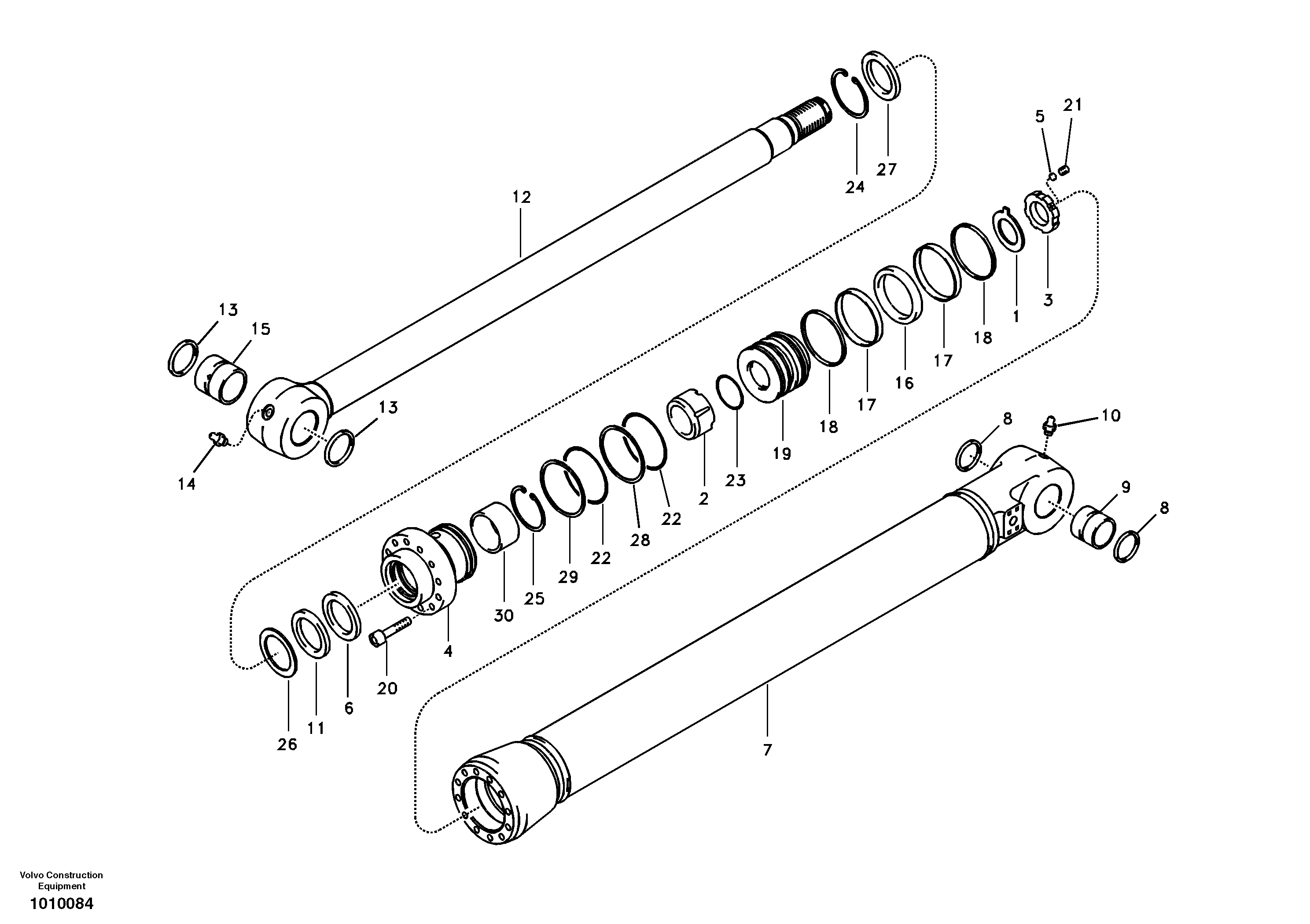 Bucket Cylinder VOE14512430 VOLVO