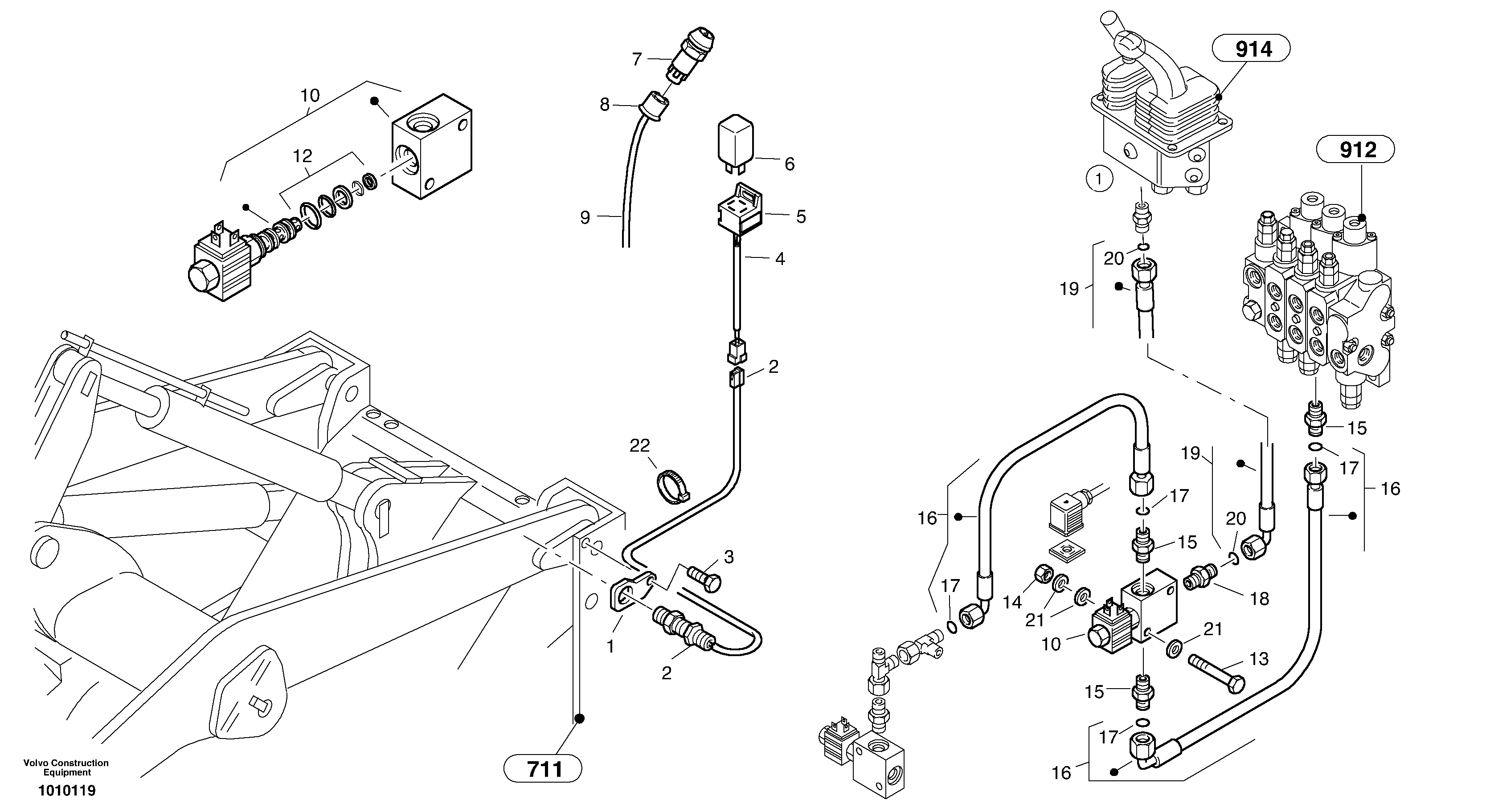 Screw ZM7095119 VOLVO