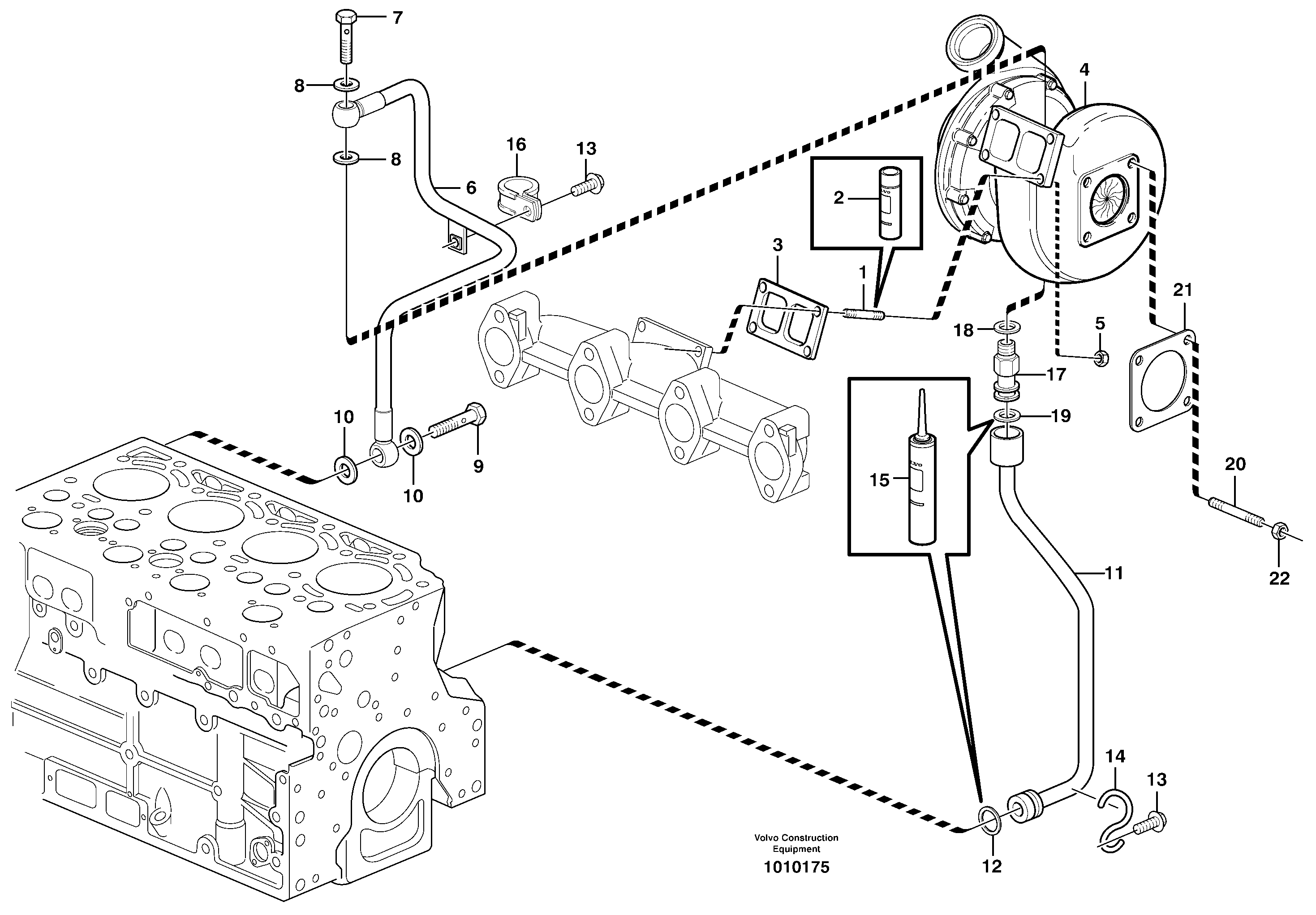 Feed Line VOE20704079 VOLVO