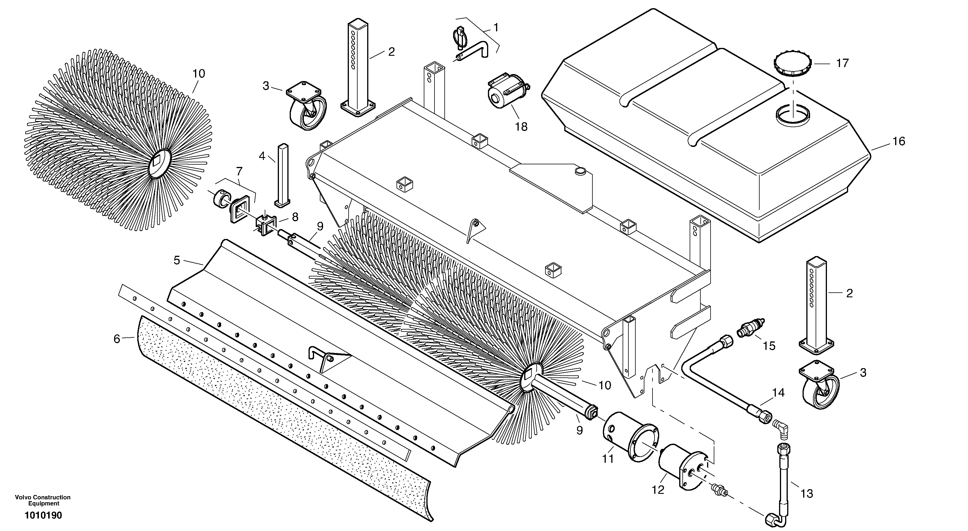 Bearing Spindle VOE11370801 VOLVO