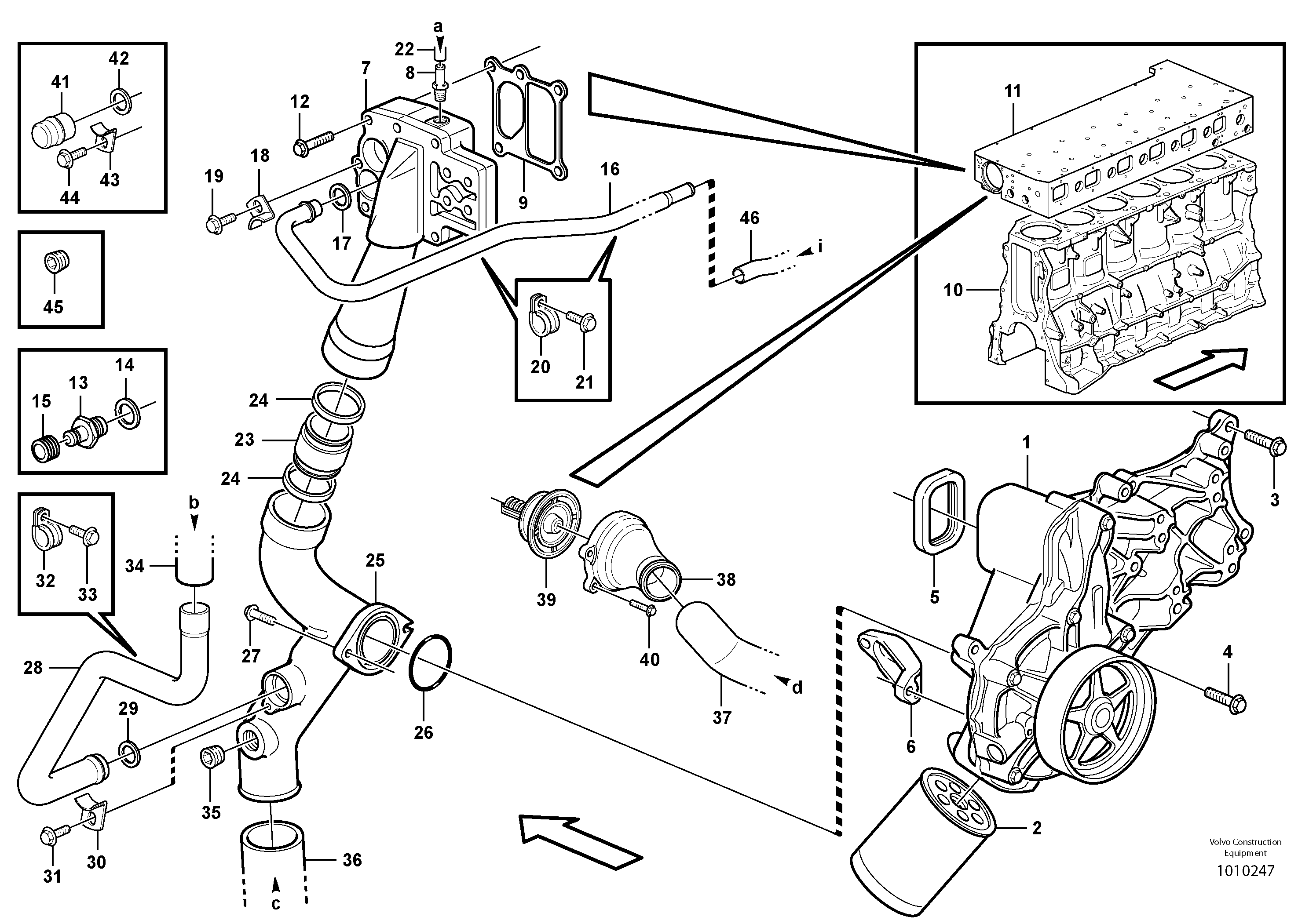 Seat frame VOE20440342 VOLVO