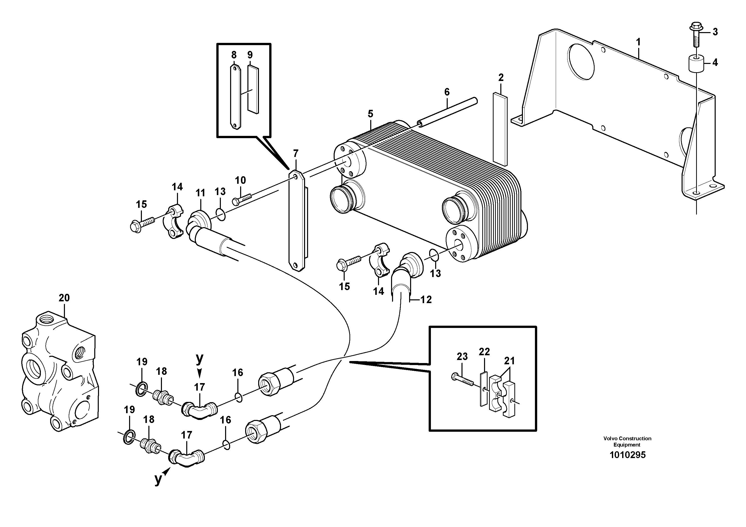 Bracket VOE11445211 VOLVO