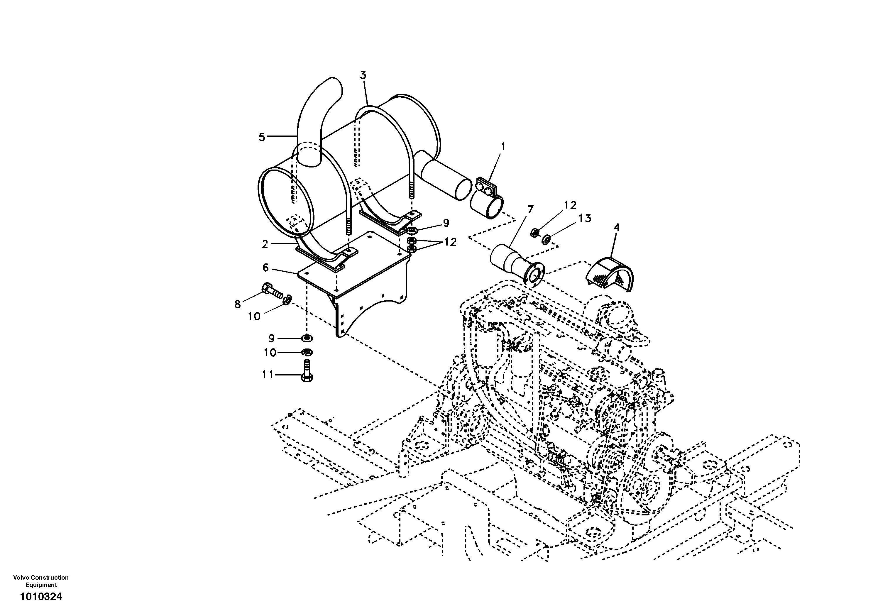 Bracket VOE14501334 VOLVO