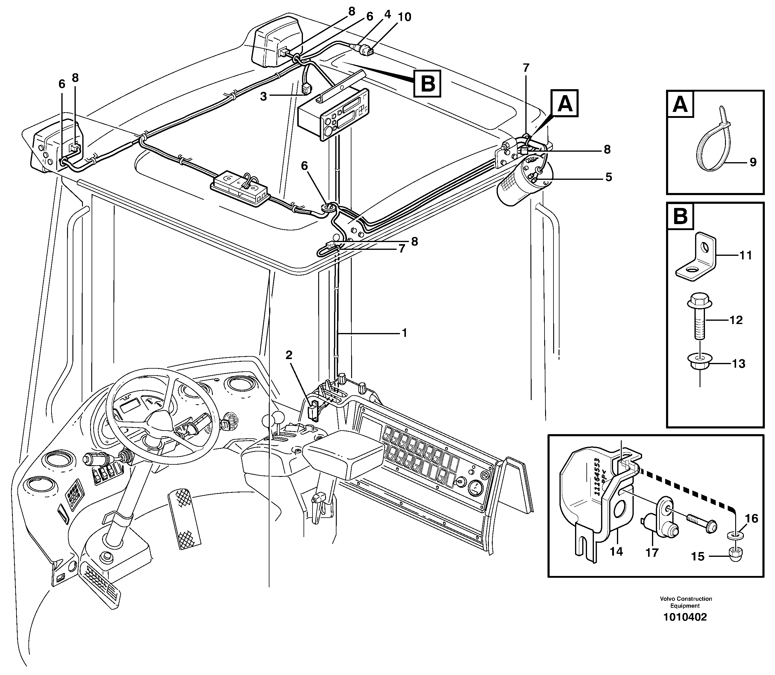 Boom Cylinder VOE1259854 VOLVO