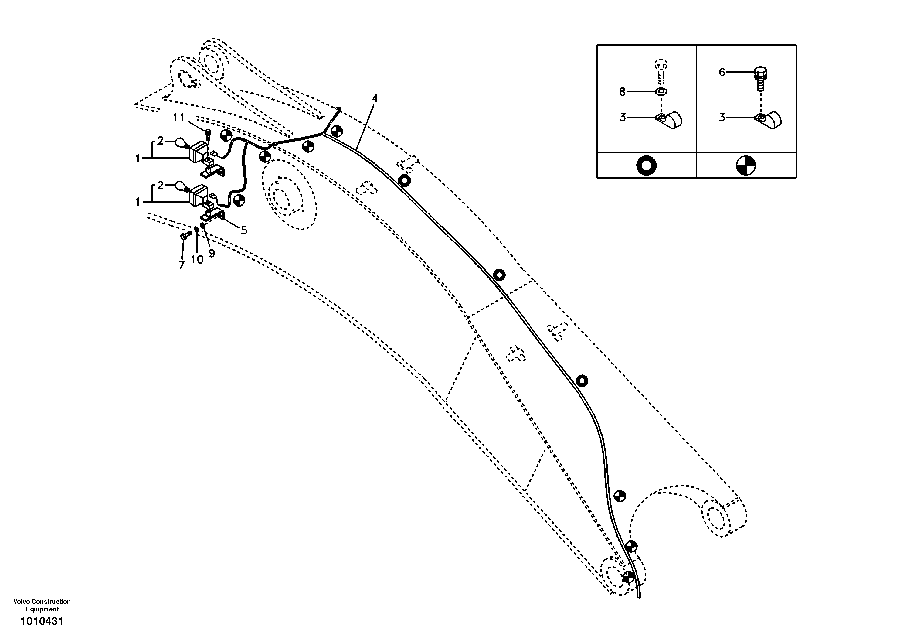 Wire harness VOE14507572 VOLVO