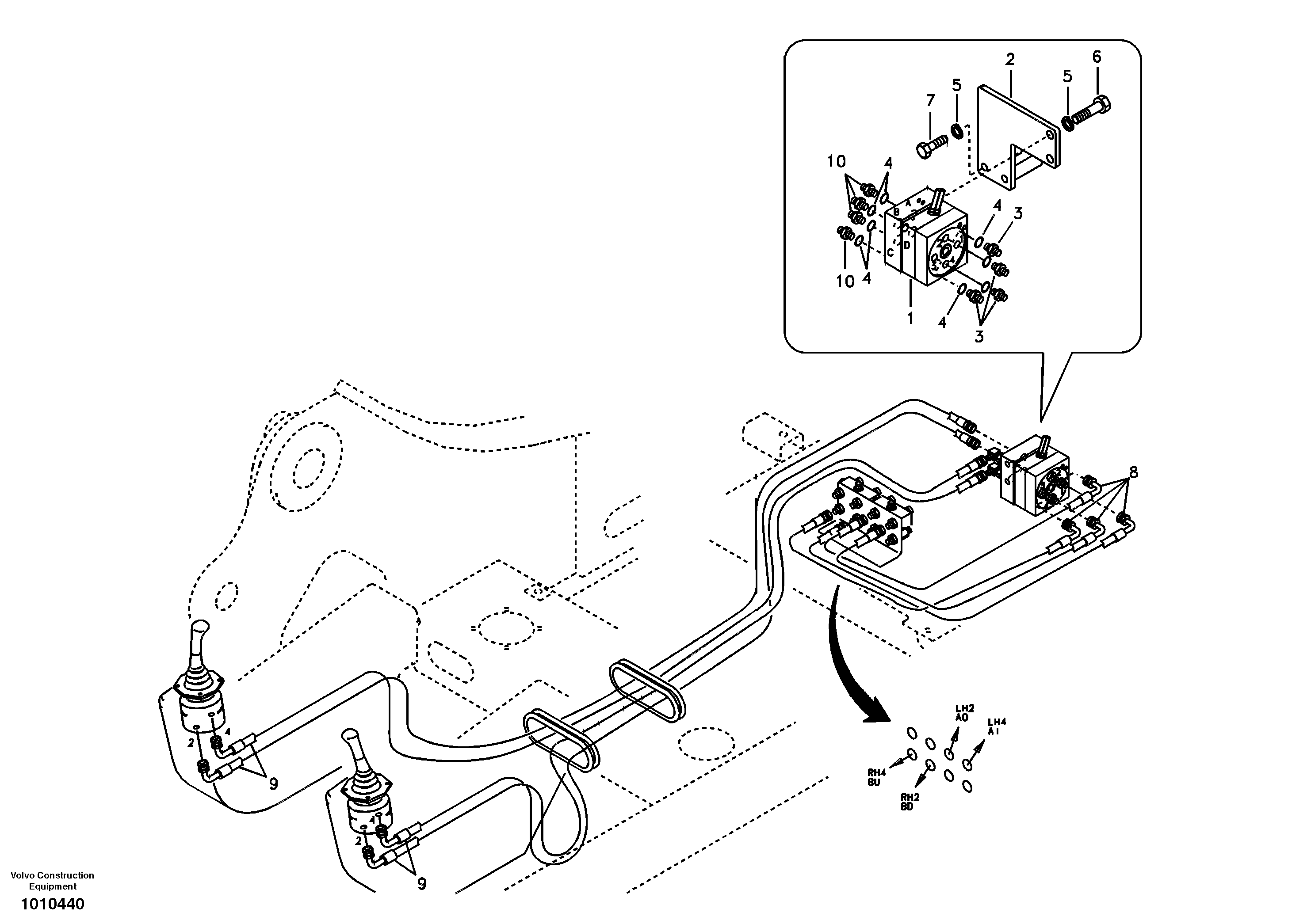Bracket VOE14516334 VOLVO