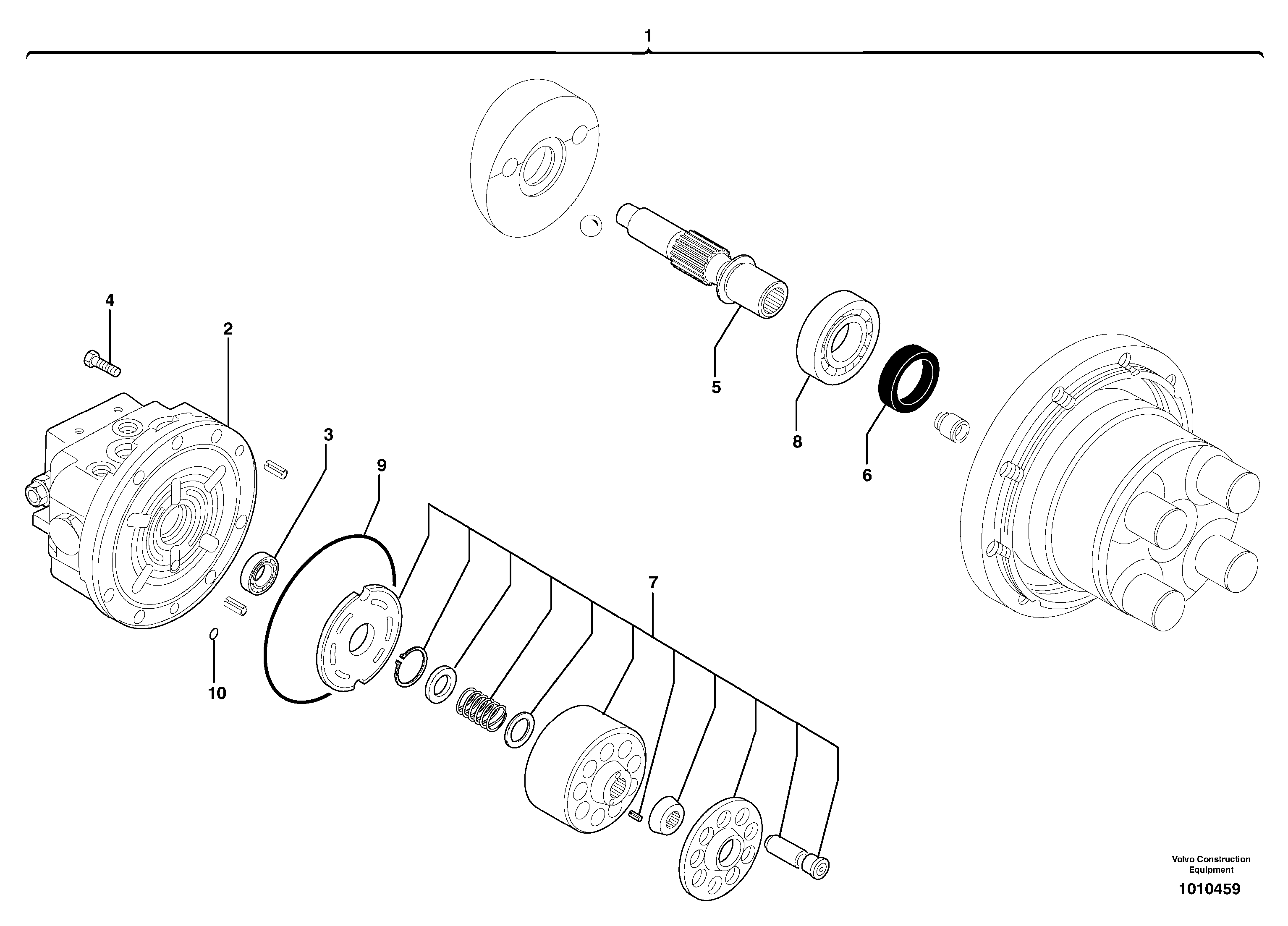 Ball bearing PJ7413645 VOLVO
