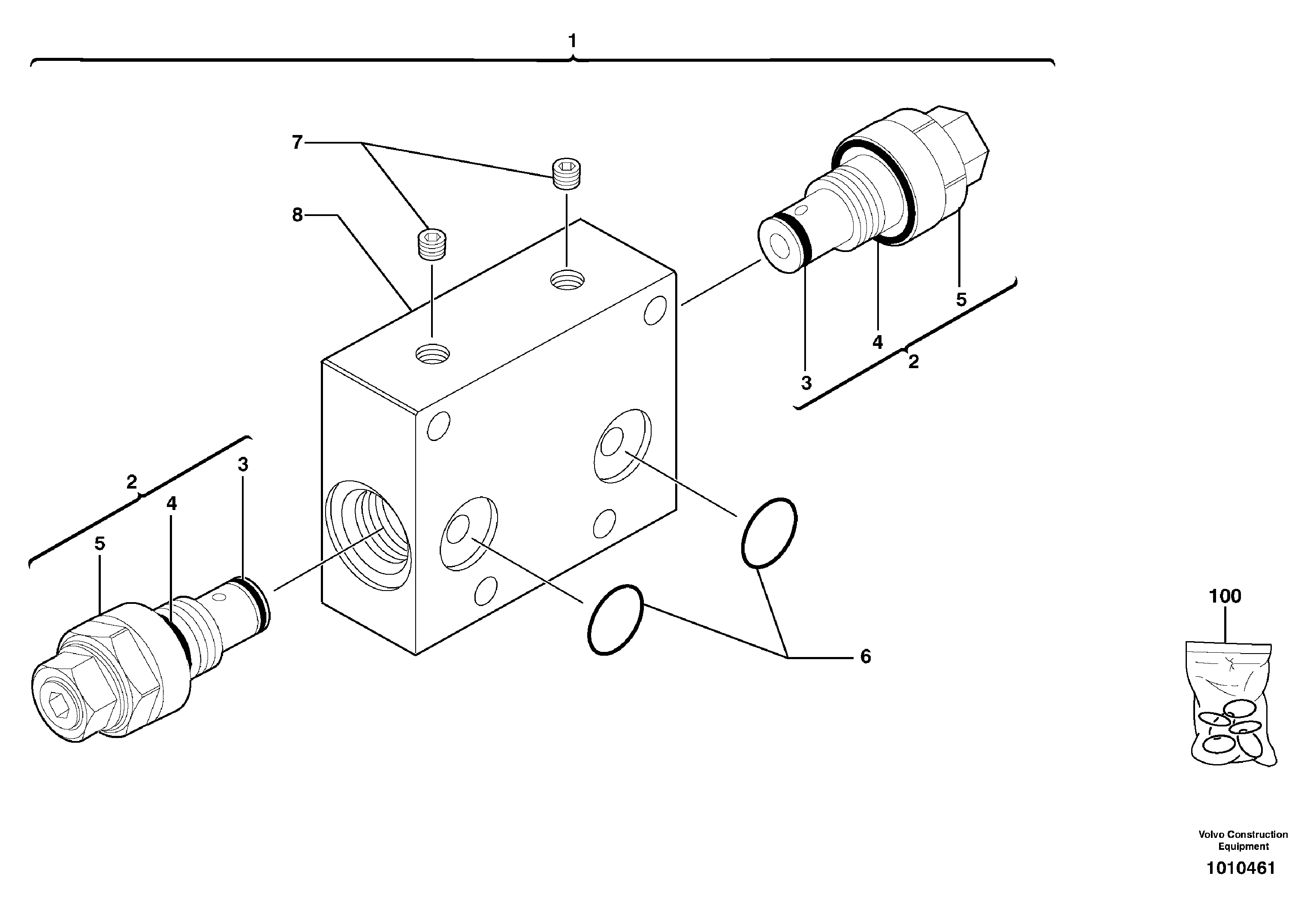 Sealing Kit PJ7417250 VOLVO