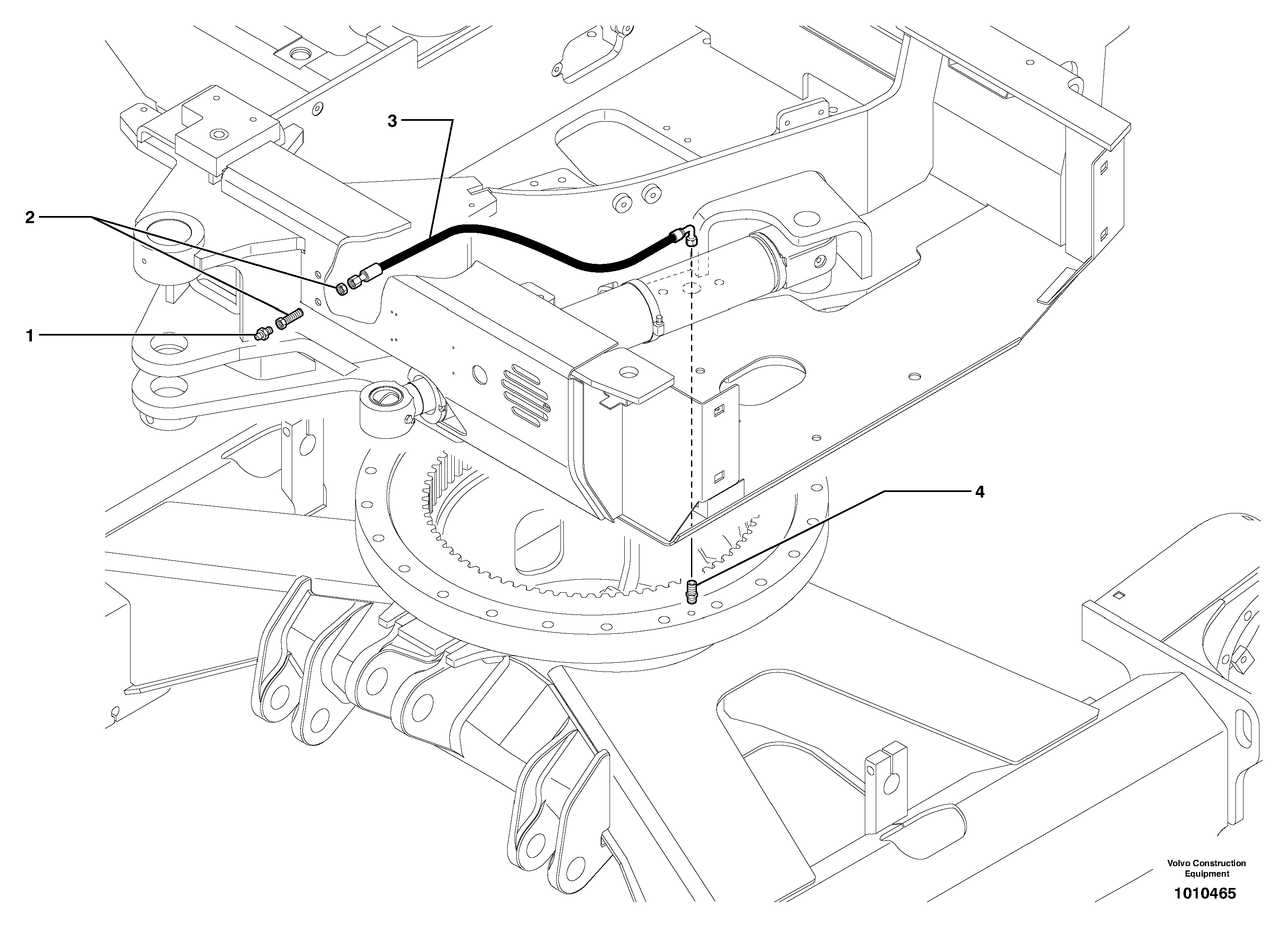Timing gear casing VOE11802394 VOLVO