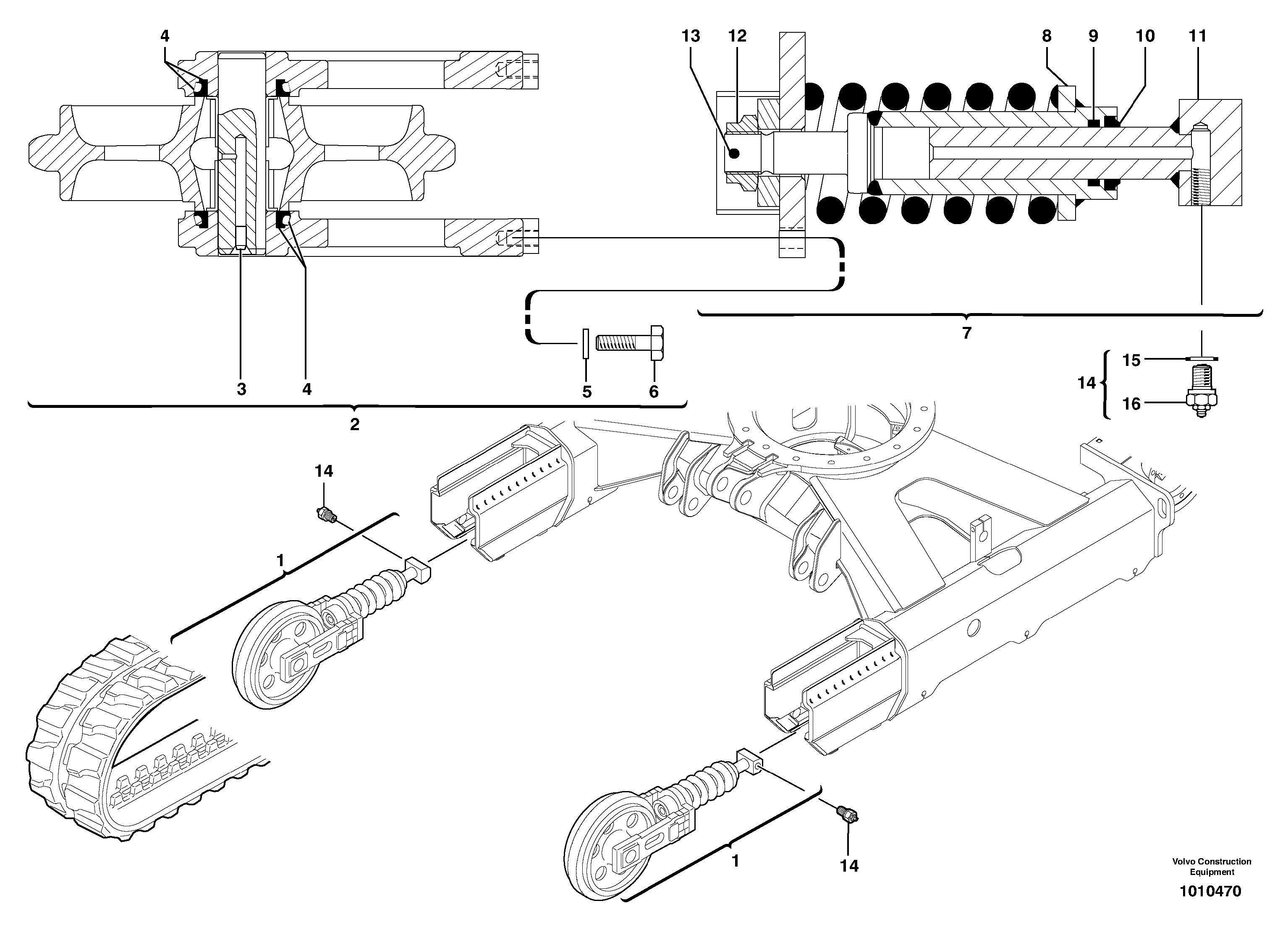 Держатель пружины PJ7417388 VOLVO