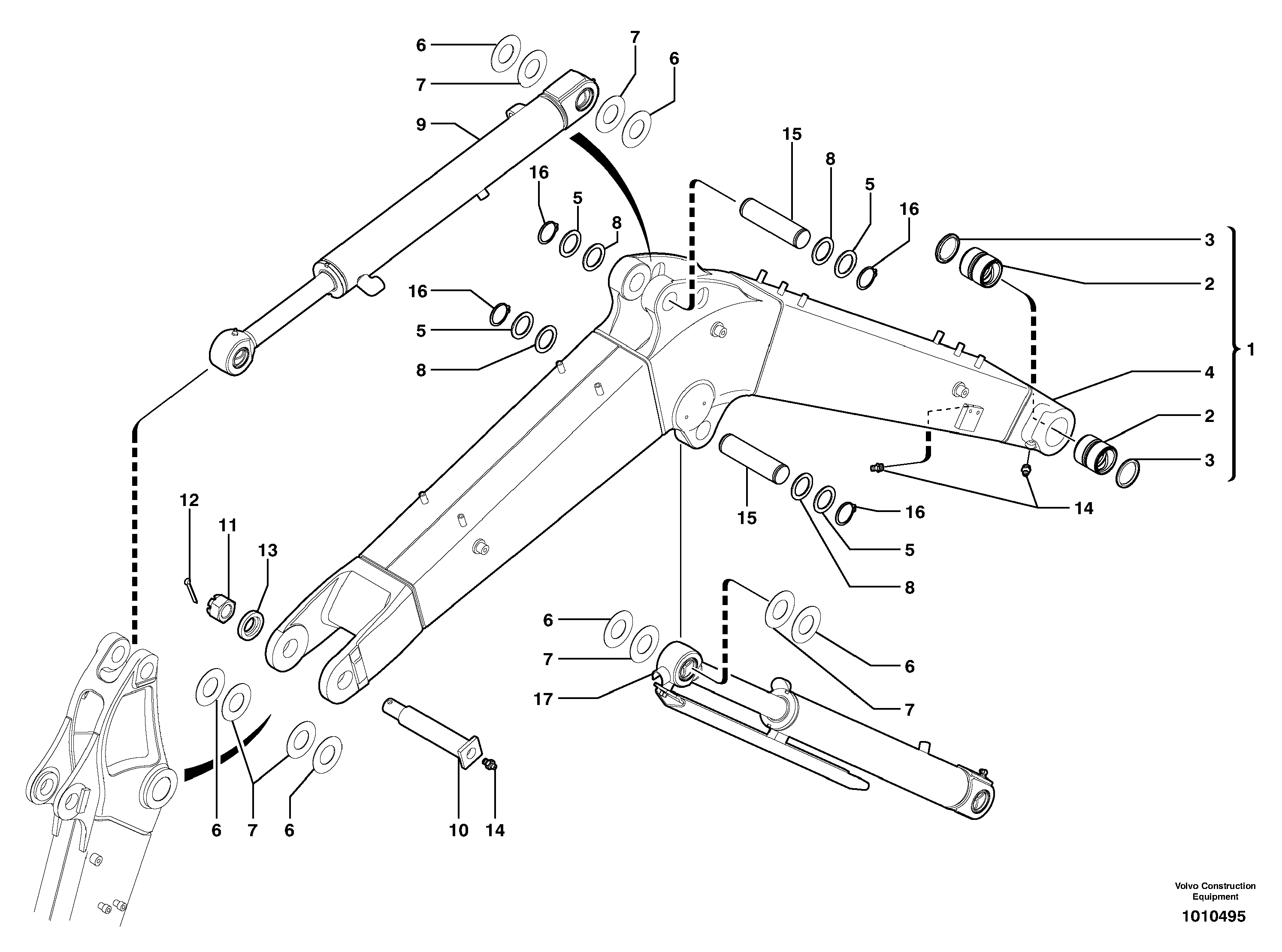 Track Brake VOE11801211 VOLVO