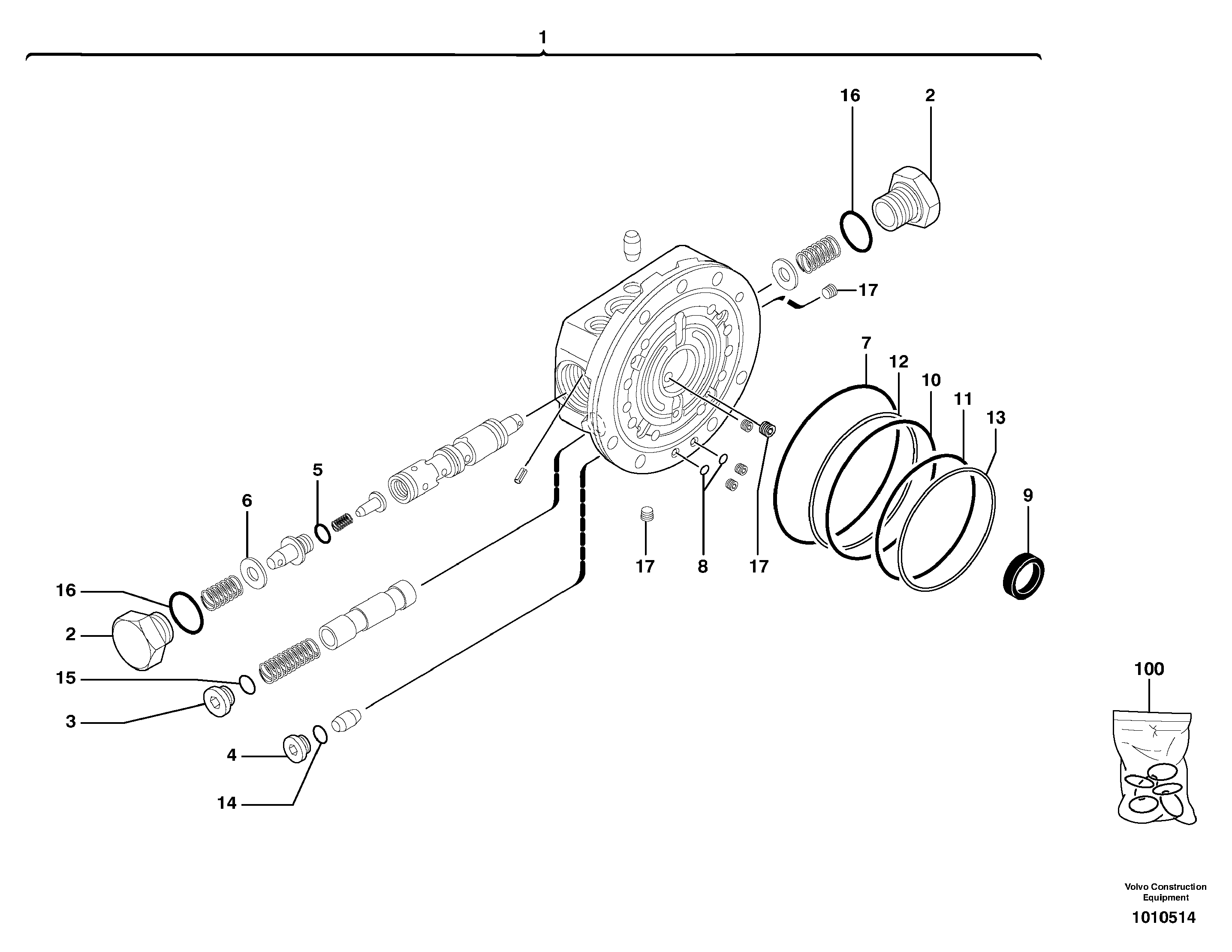 Sealing Kit PJ7417312 VOLVO