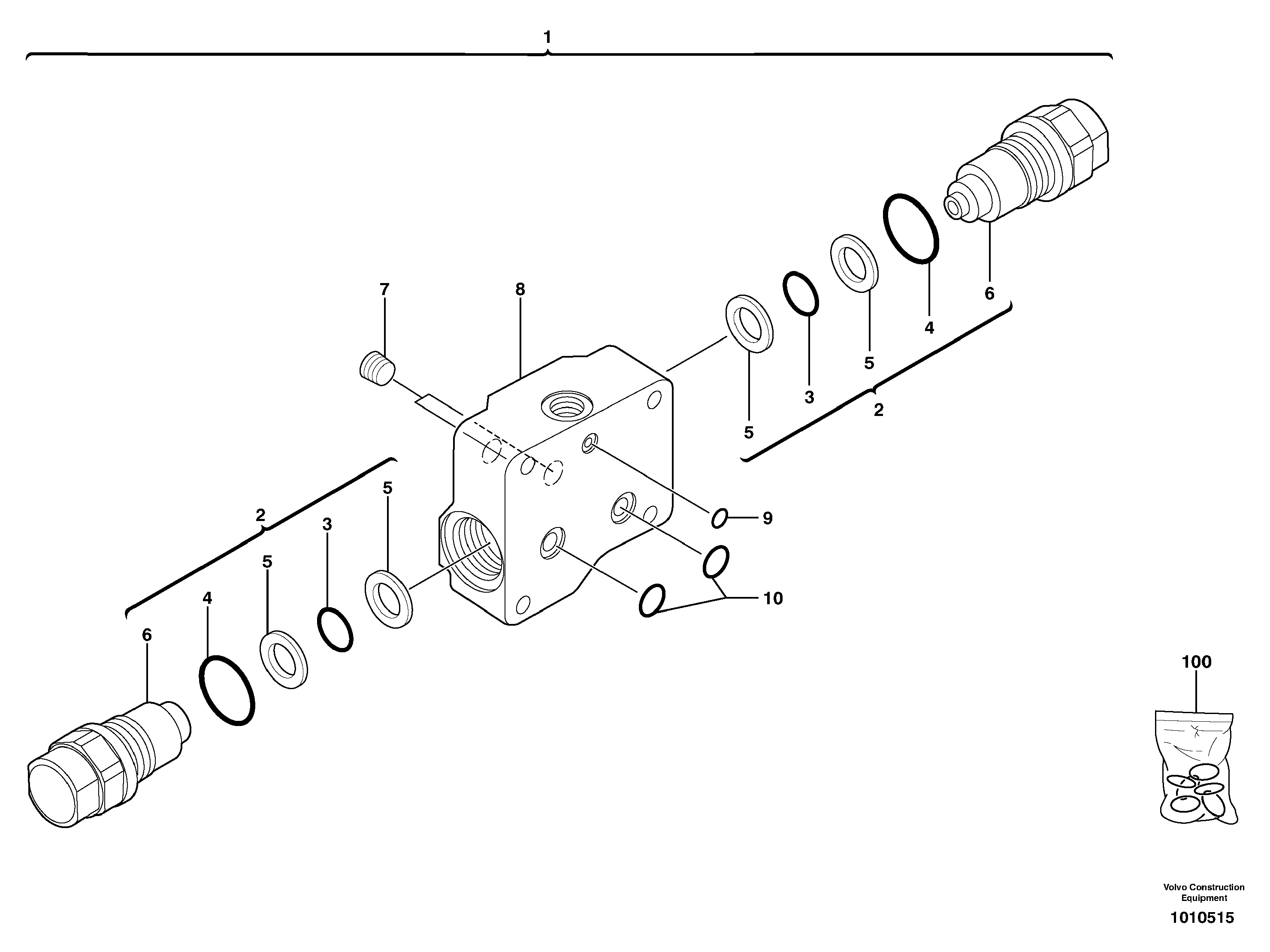 Sealing Kit PJ7417318 VOLVO