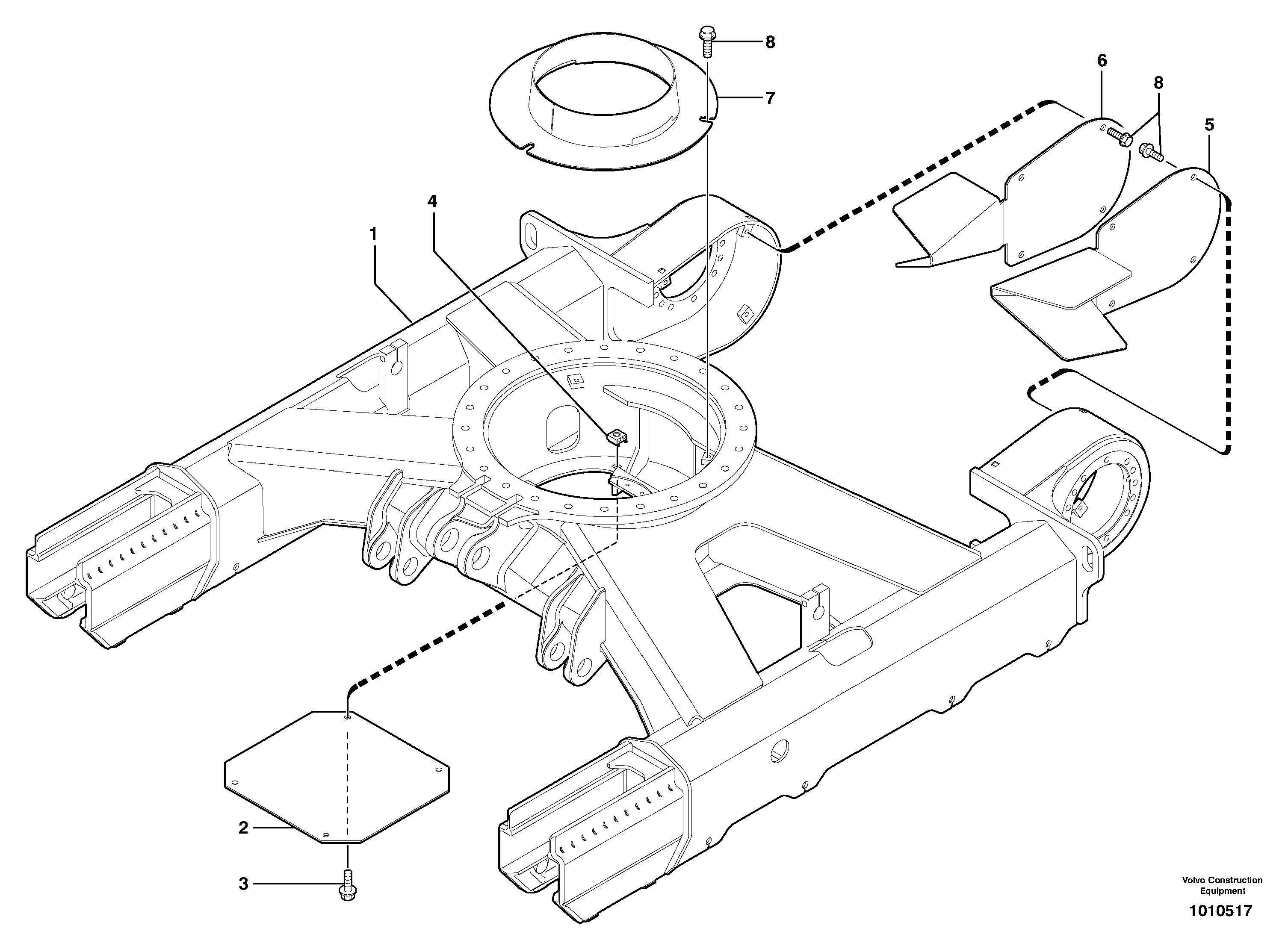 For upper engine part VOE11802582 VOLVO