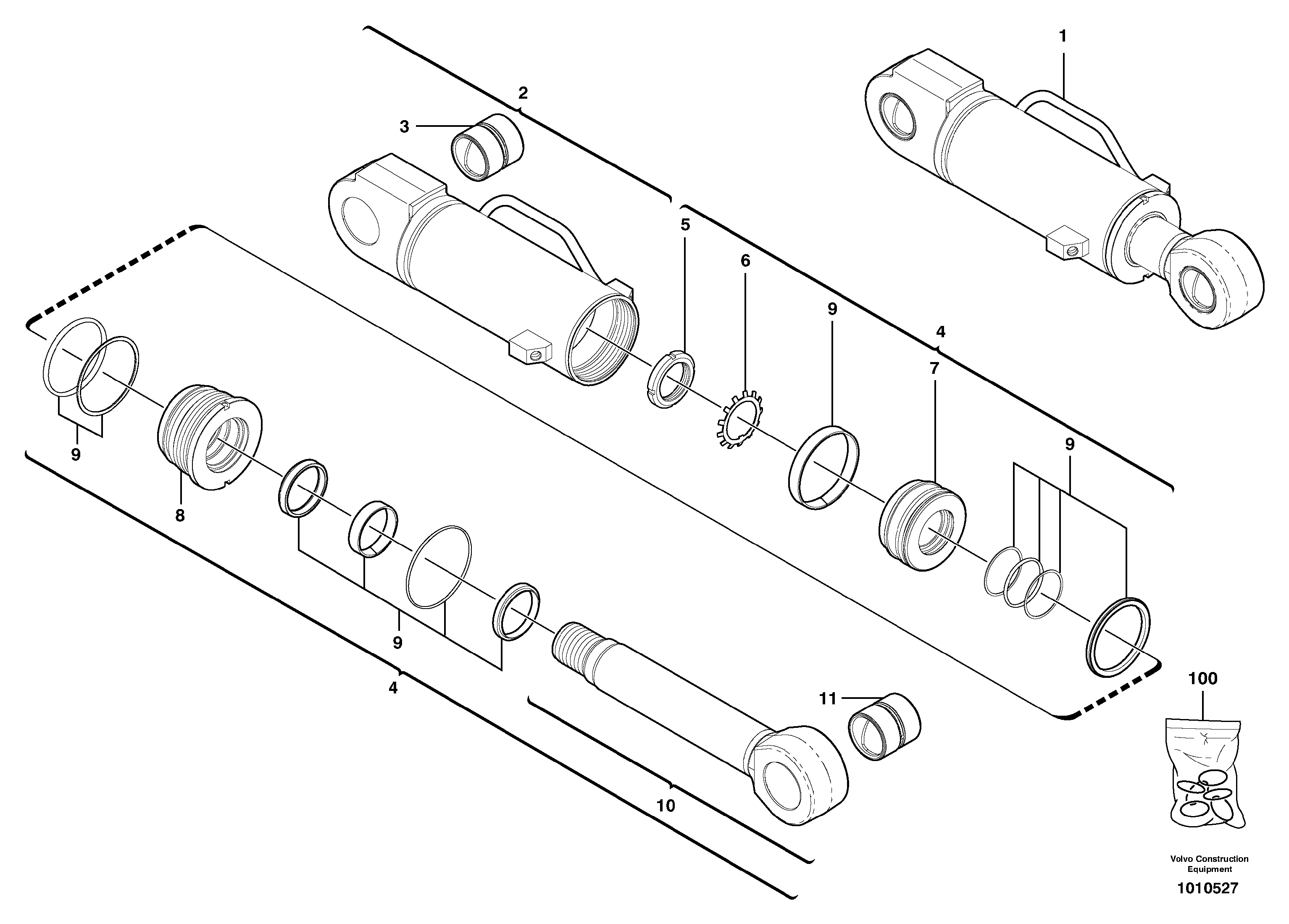 Литая крышка VOE11800617 VOLVO