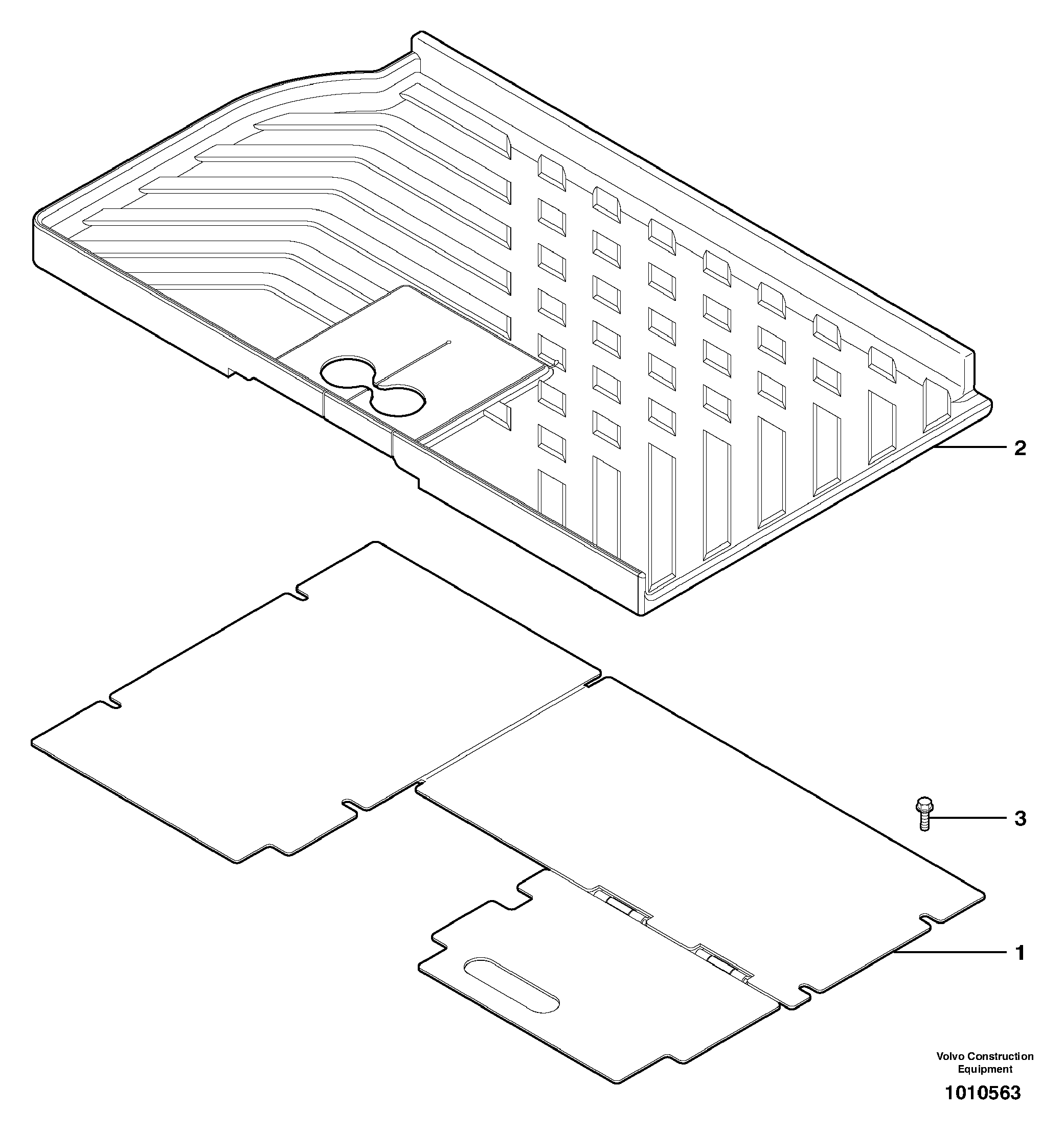 Lock Cover VOE11802116 VOLVO