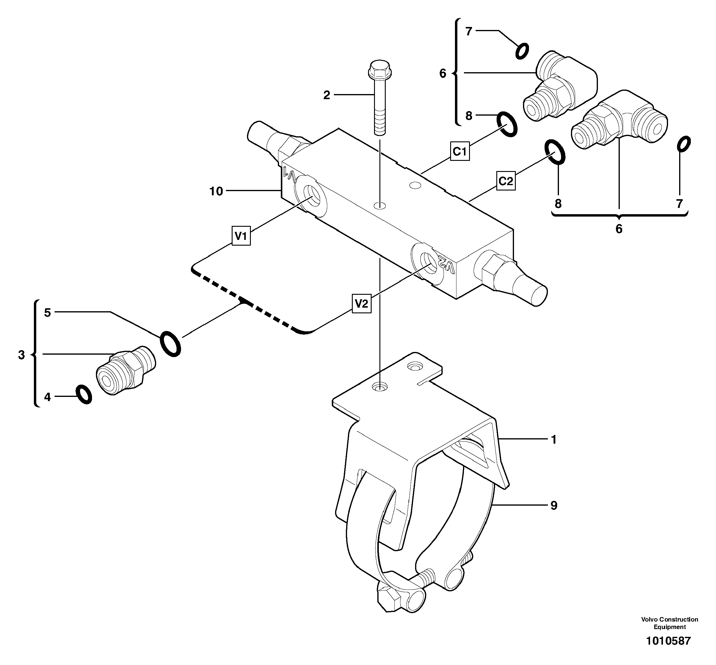 Timerhousing VOE11803034 VOLVO