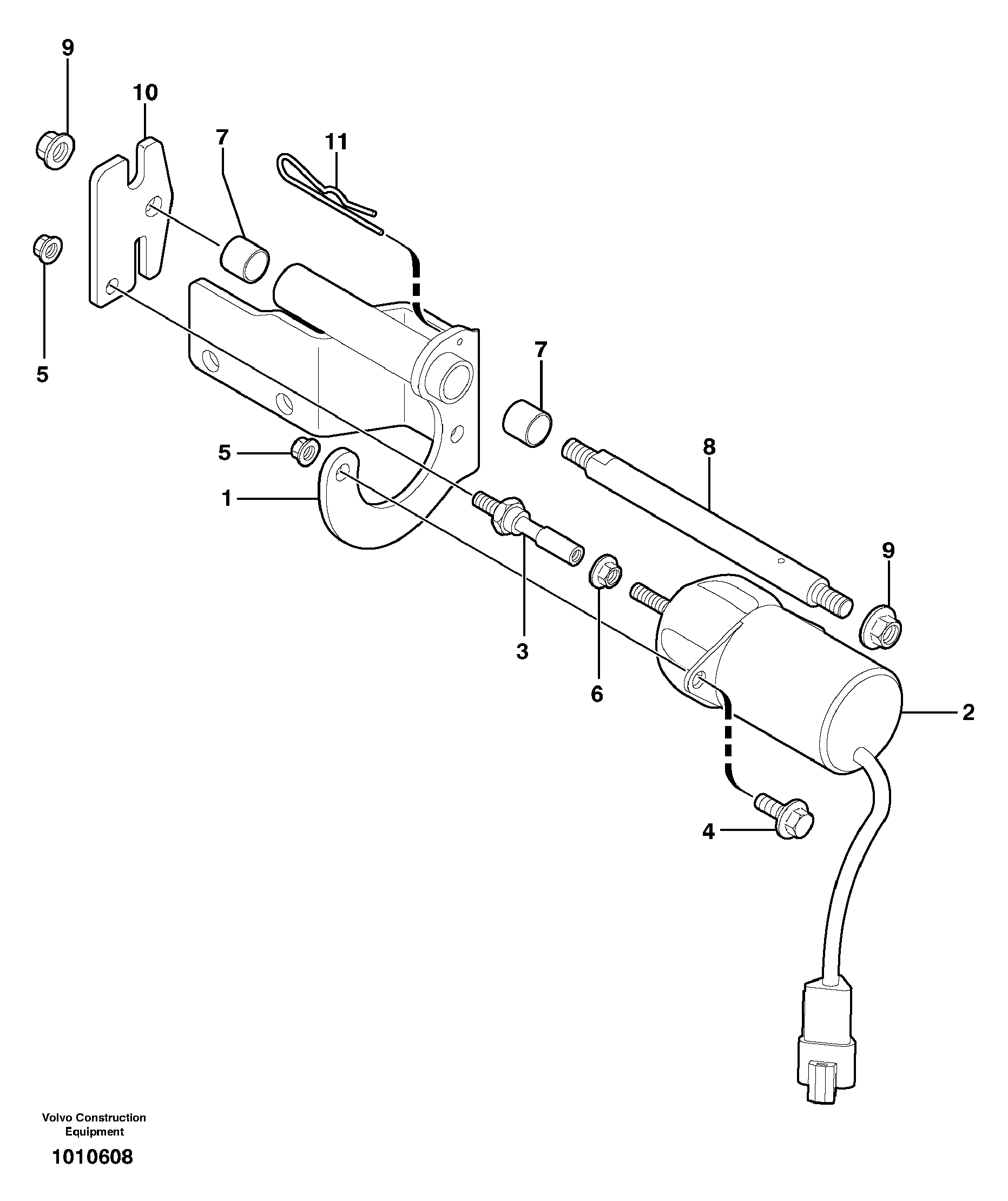 Protecting plate VOE11802463 VOLVO