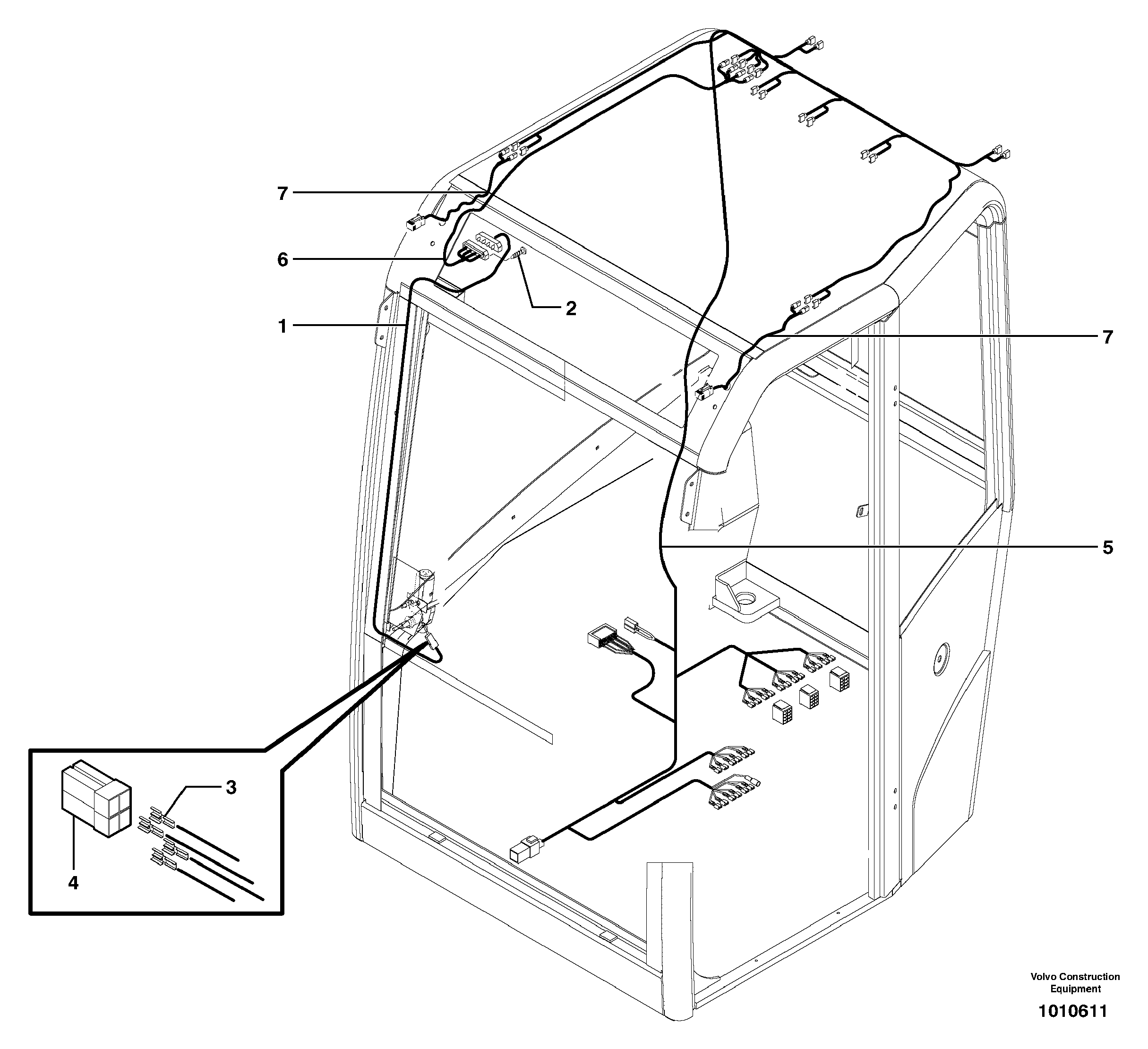 Plug connector PJ7418339 VOLVO