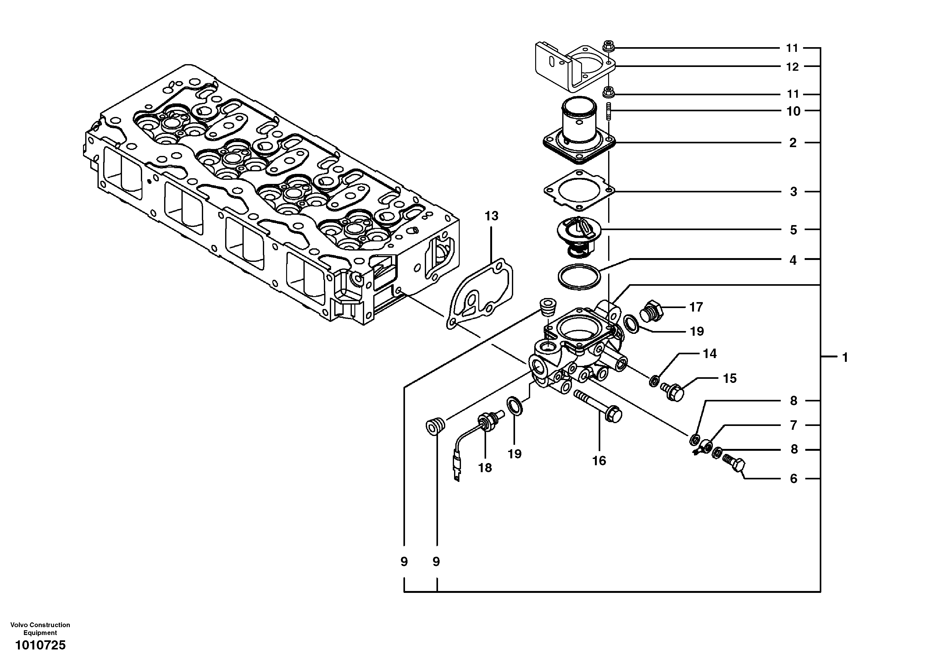 Support VOE14525401 VOLVO