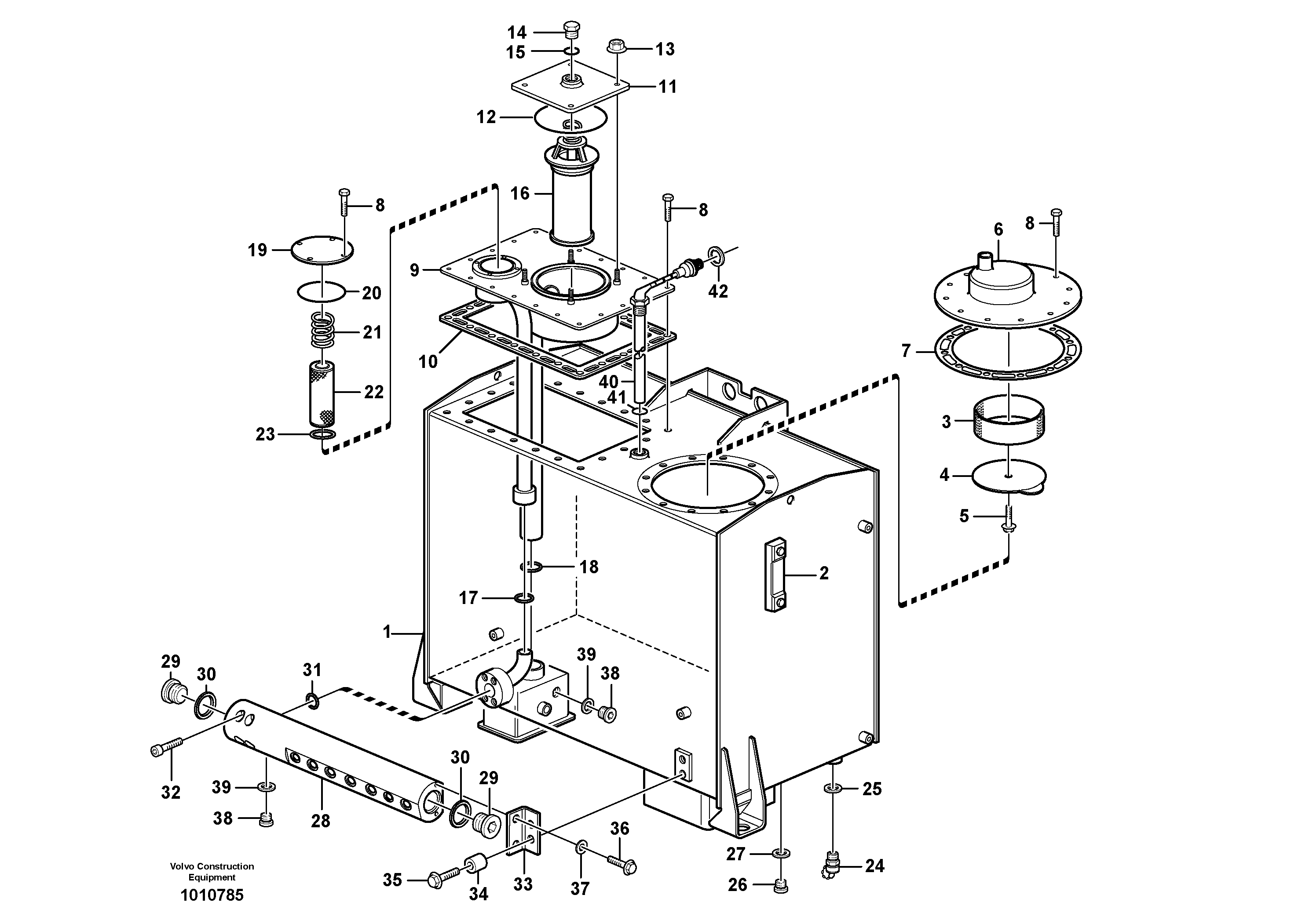 Filler Valve VOE15011208 VOLVO