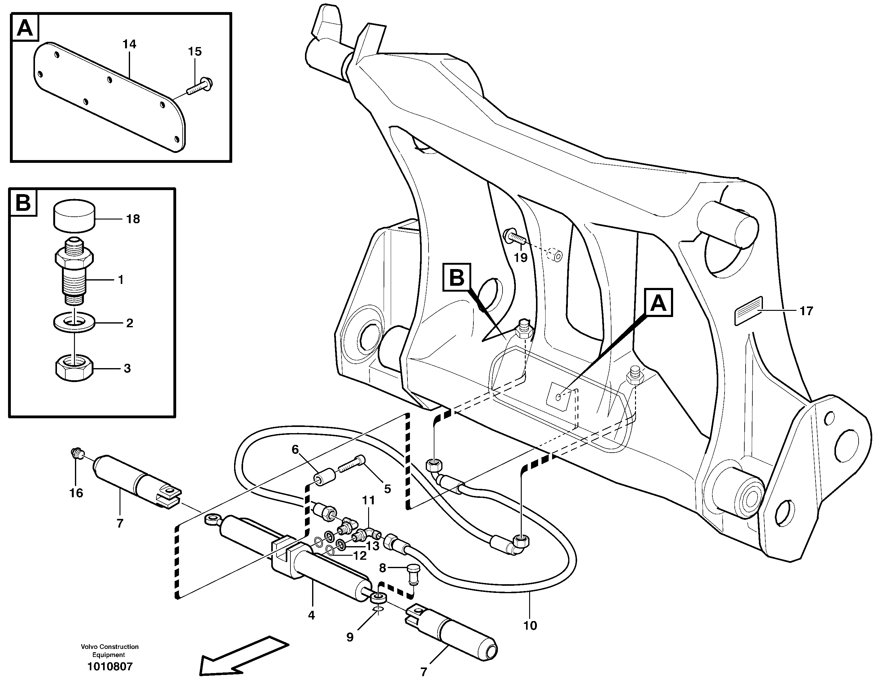 Bearing Spindle VOE11142687 VOLVO