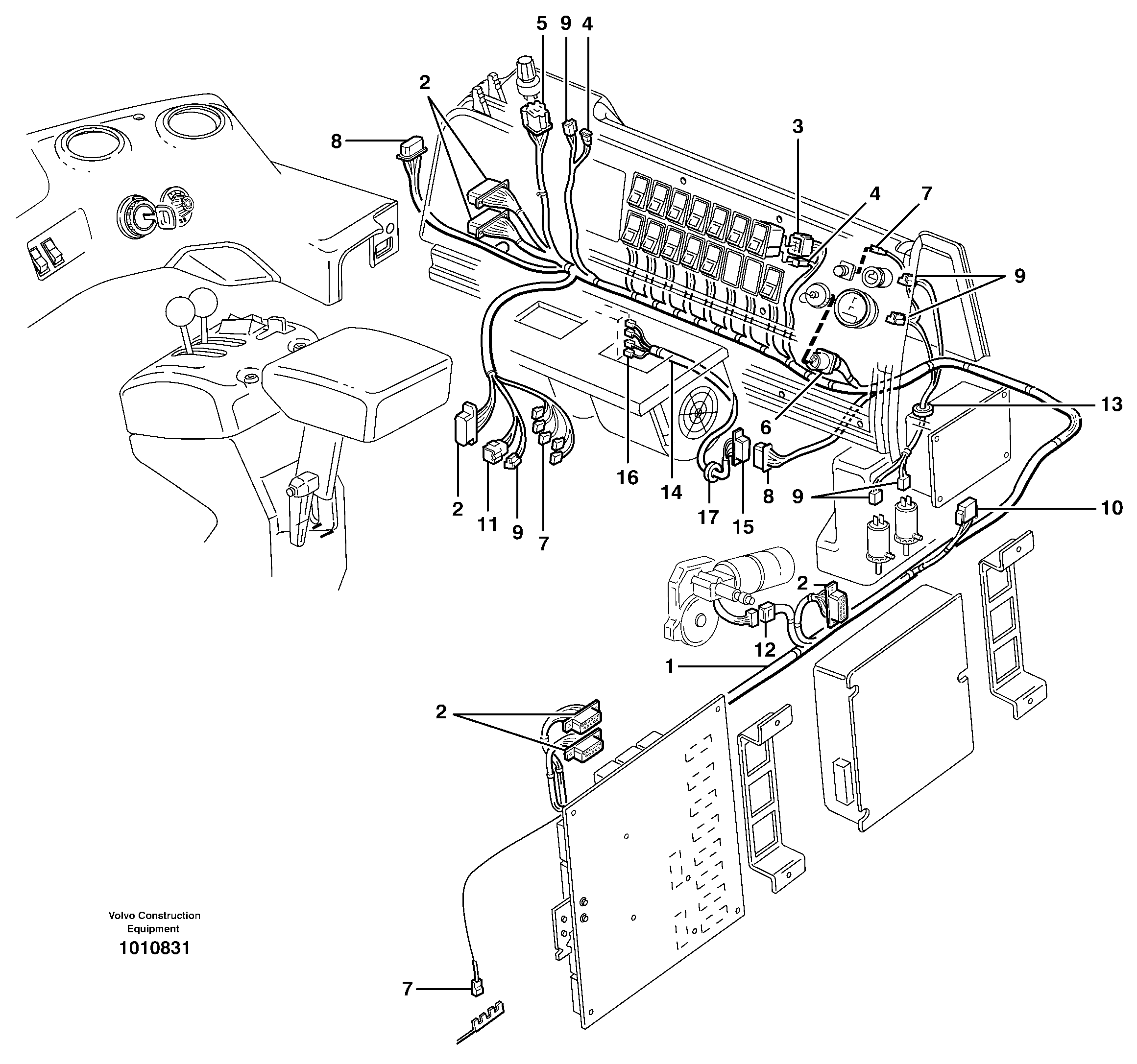 Rubber cushion VOE11170621 VOLVO