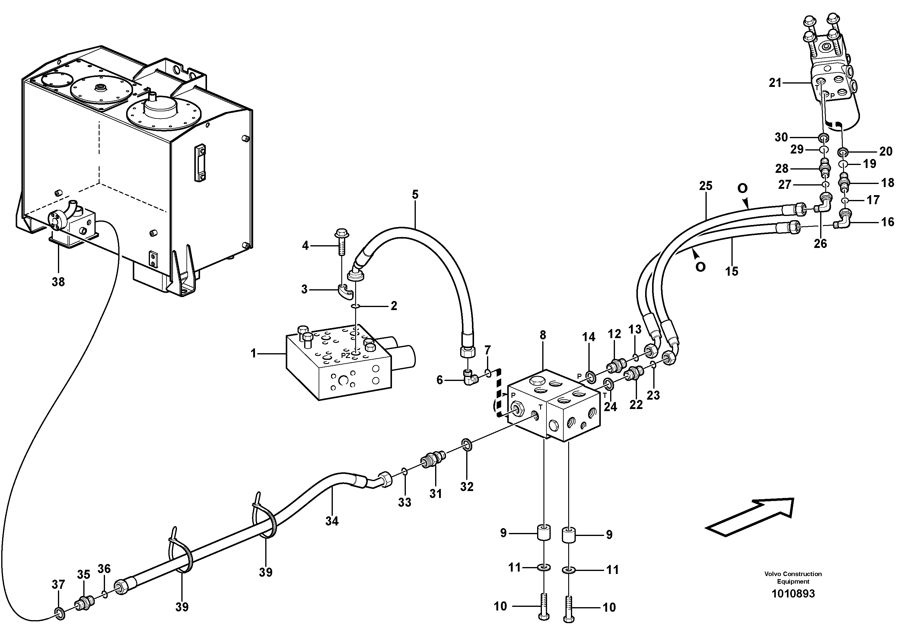 Control valve VOE11716764 VOLVO