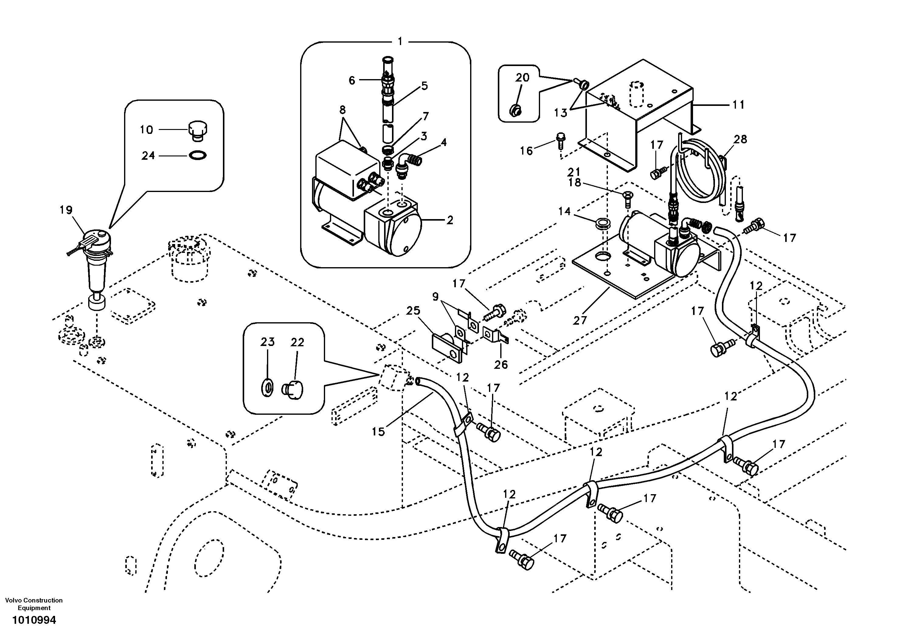 Hose VOE14503982 VOLVO