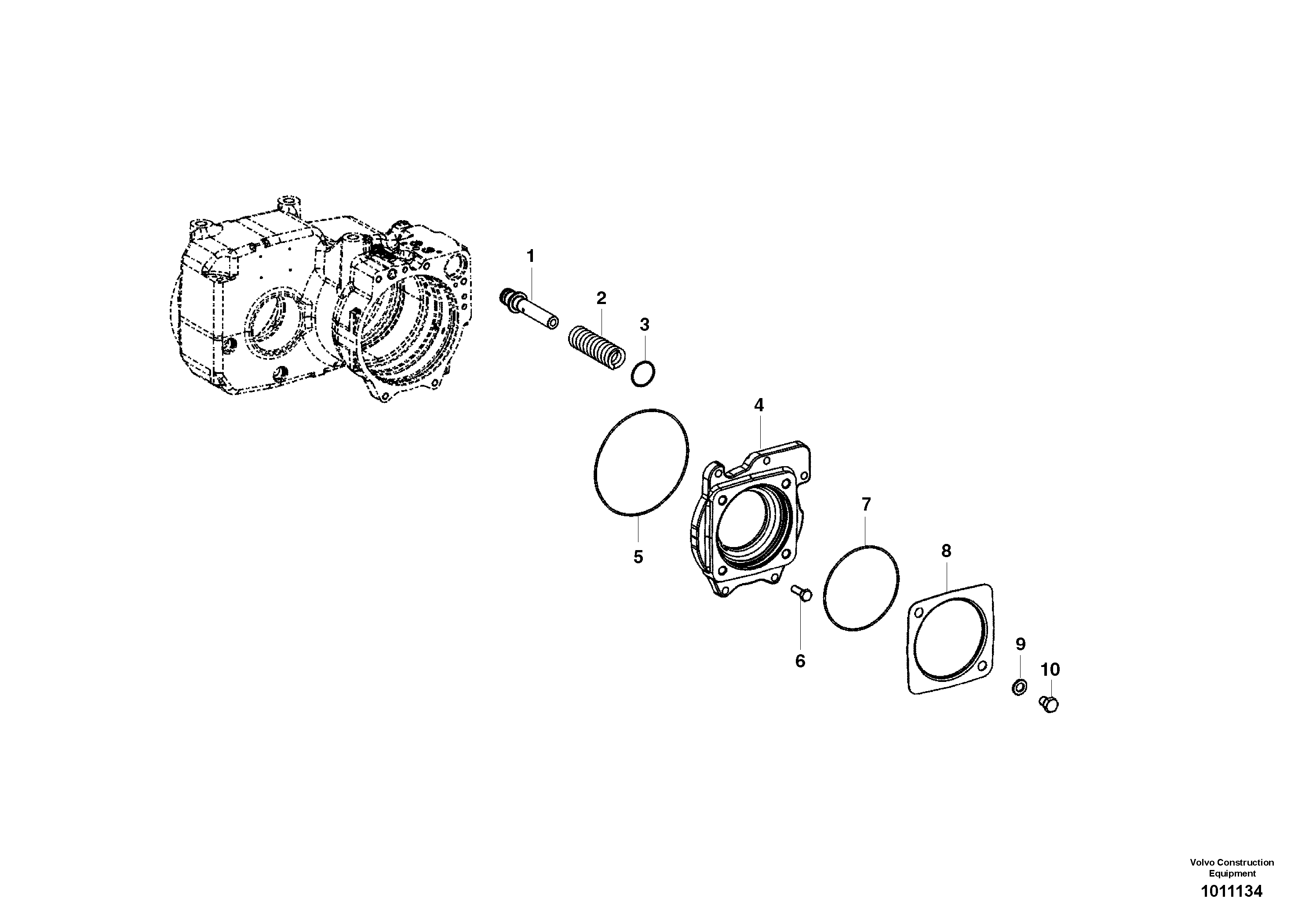 For upper engine part VOE14558013 VOLVO