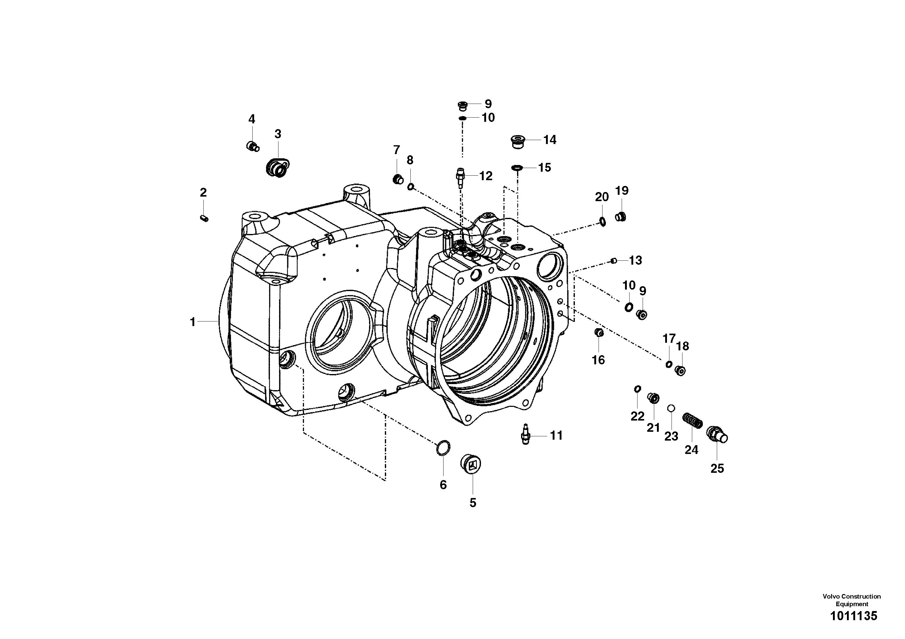 Маслоотражающее кольцо VOE14558017 VOLVO